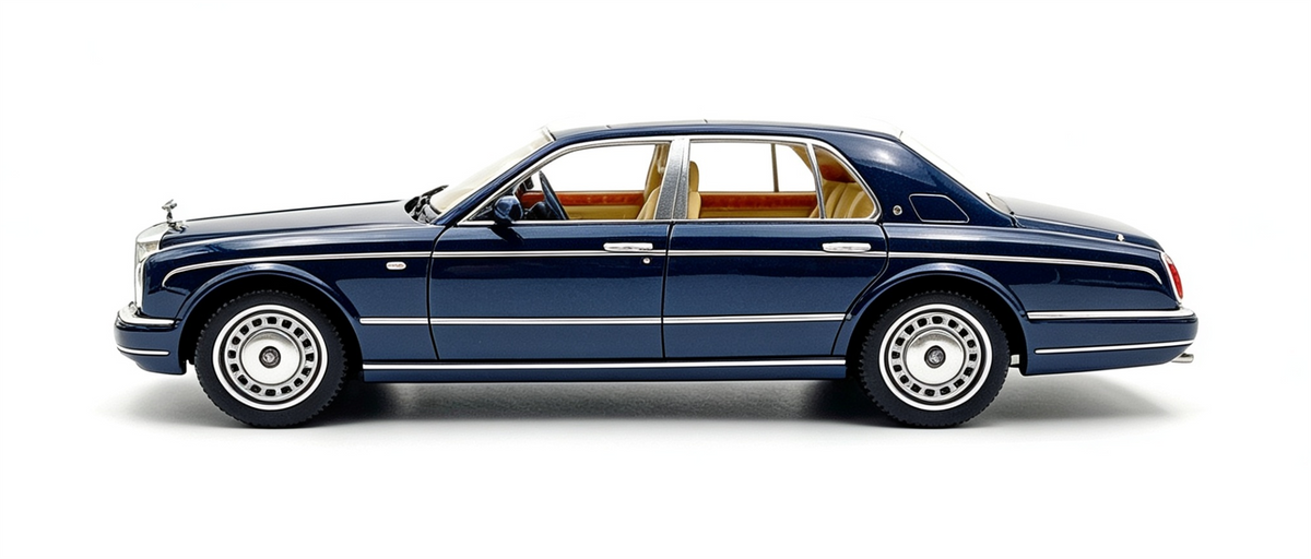 CULT 1:18 Scale Resin - 1998 Rolls Royce Silver Seraph, Peacock Blue - CML199-3