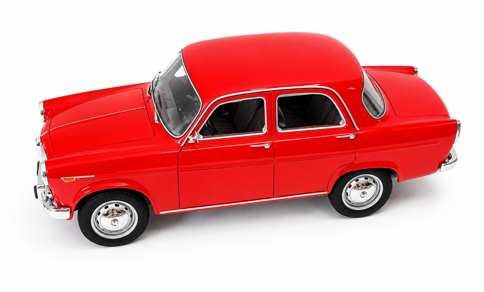 CULT 1:18 Scale Resin - 1961-1964 Alfa Romeo Giulietta Ti (101), Red - CML249-2