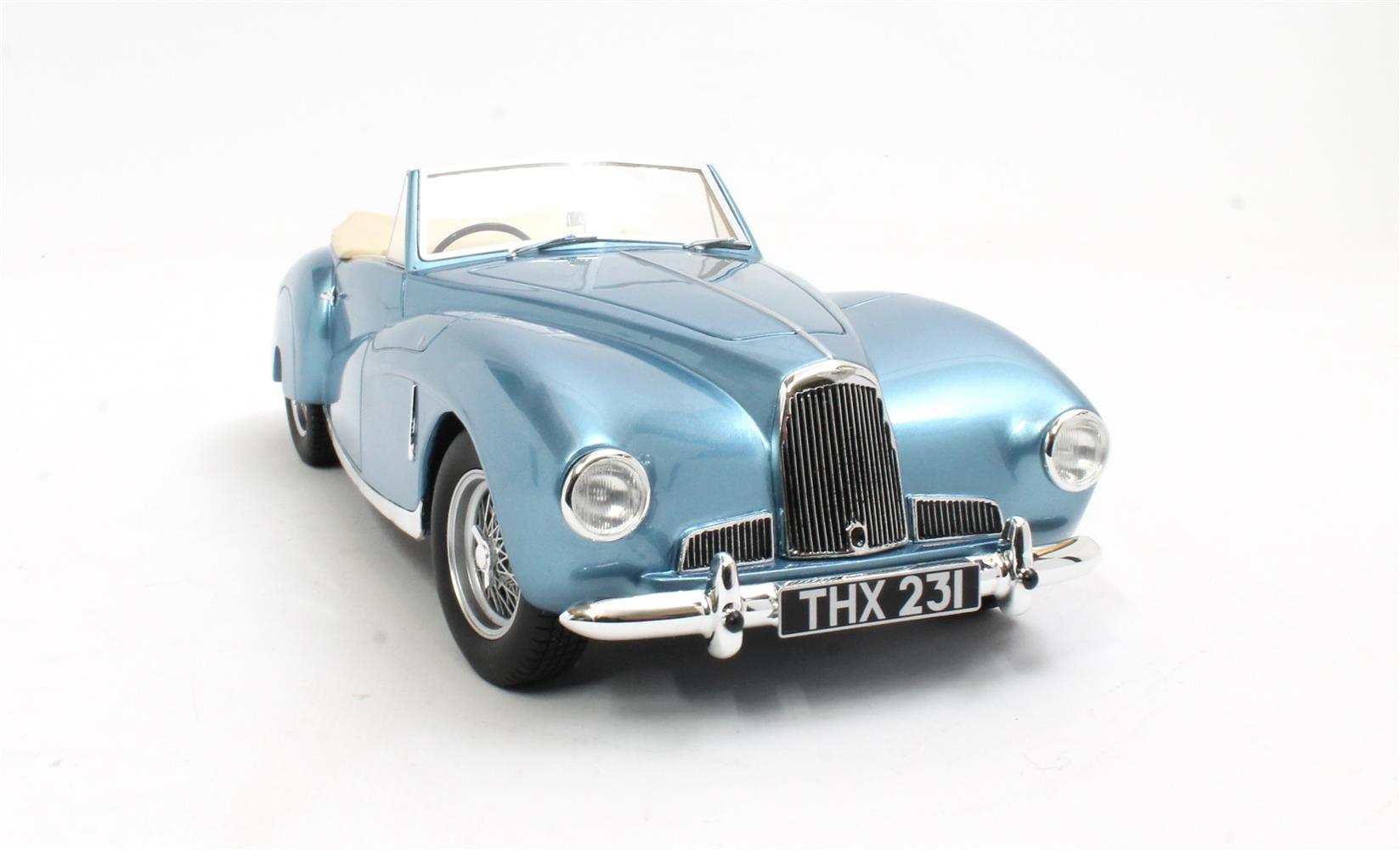 CULT 1:18 Scale Resin - 1949 Aston Martin 2L Sports (DB1), Metallic Blue - CML294-1