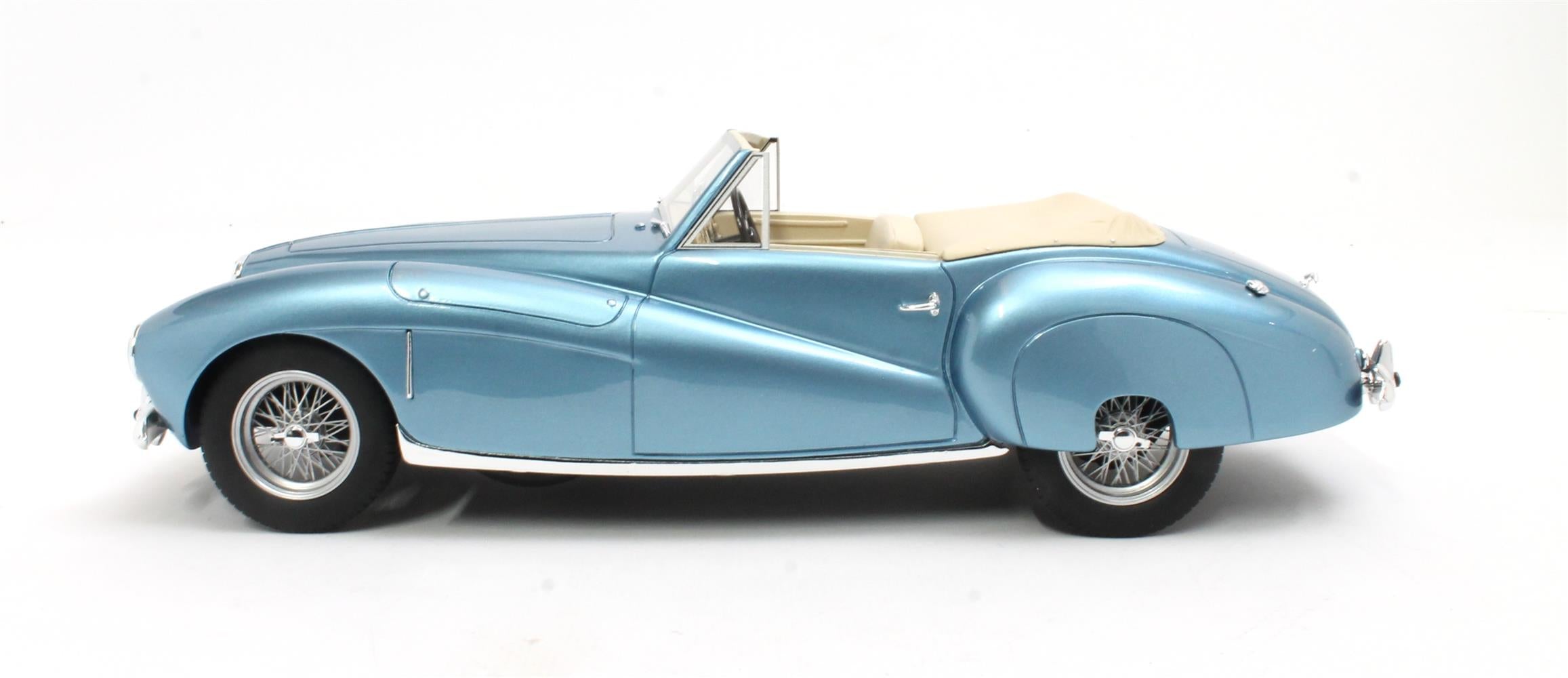 CULT 1:18 Scale Resin - 1949 Aston Martin 2L Sports (DB1), Metallic Blue - CML294-1