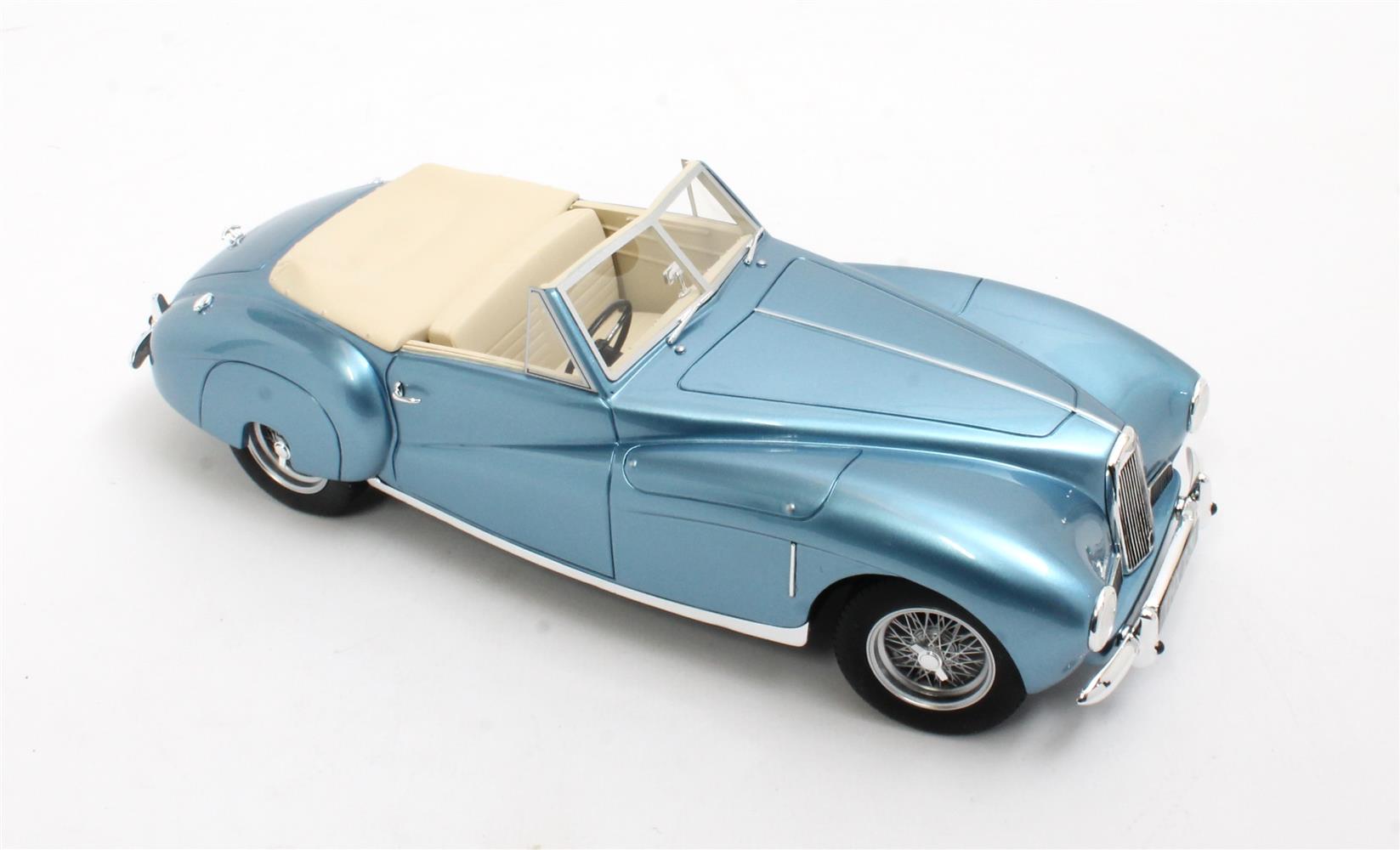 CULT 1:18 Scale Resin - 1949 Aston Martin 2L Sports (DB1), Metallic Blue - CML294-1