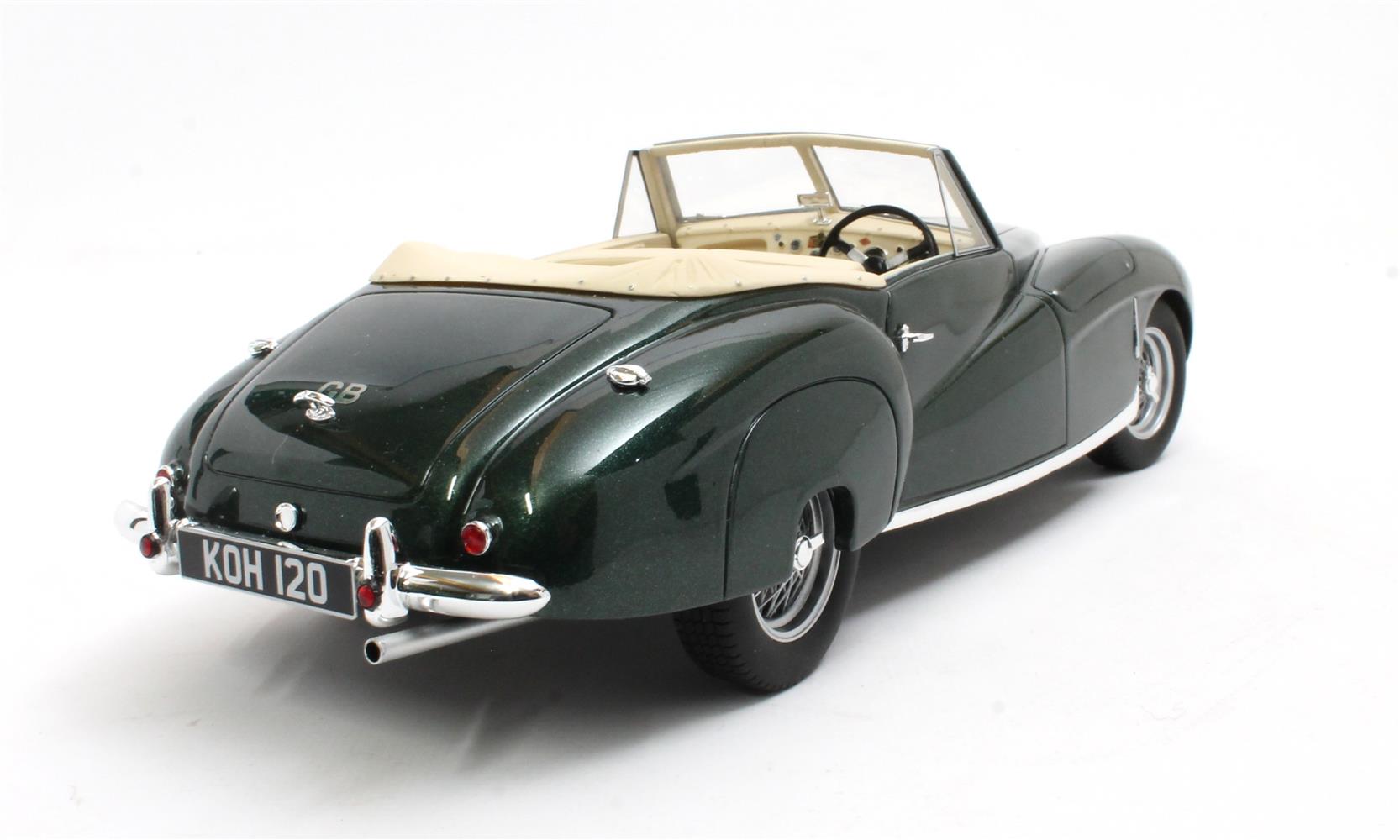 CULT 1:18 Scale Resin - 1949 Aston Martin 2L Sports (DB1), Metallic Green - CML294-2