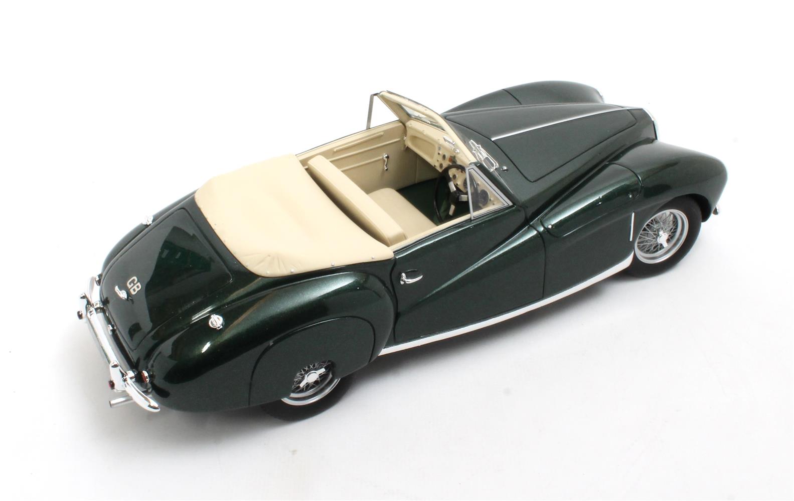 CULT 1:18 Scale Resin - 1949 Aston Martin 2L Sports (DB1), Metallic Green - CML294-2