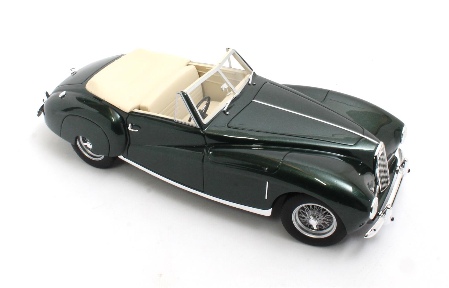 CULT 1:18 Scale Resin - 1949 Aston Martin 2L Sports (DB1), Metallic Green - CML294-2