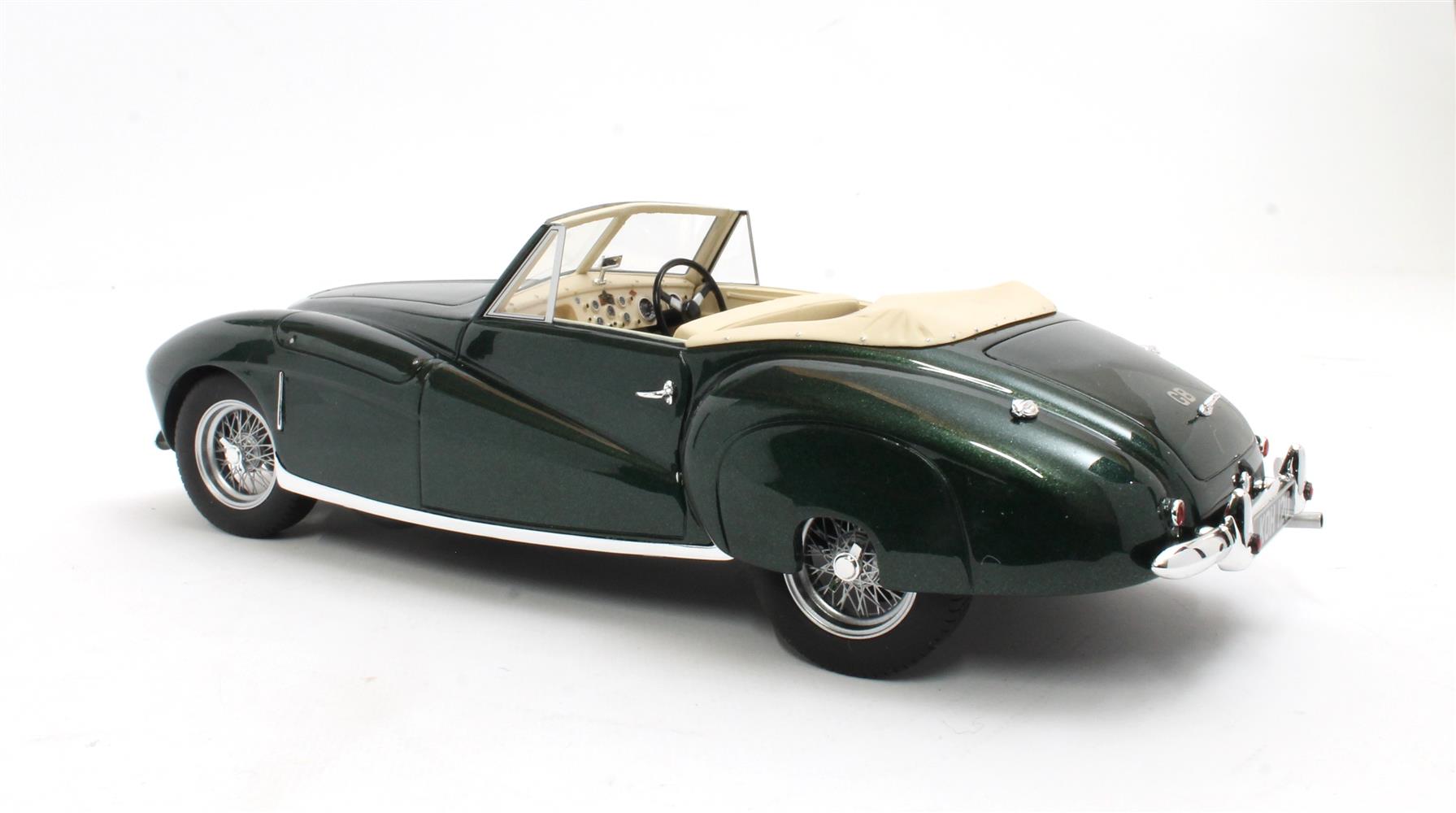 CULT 1:18 Scale Resin - 1949 Aston Martin 2L Sports (DB1), Metallic Green - CML294-2