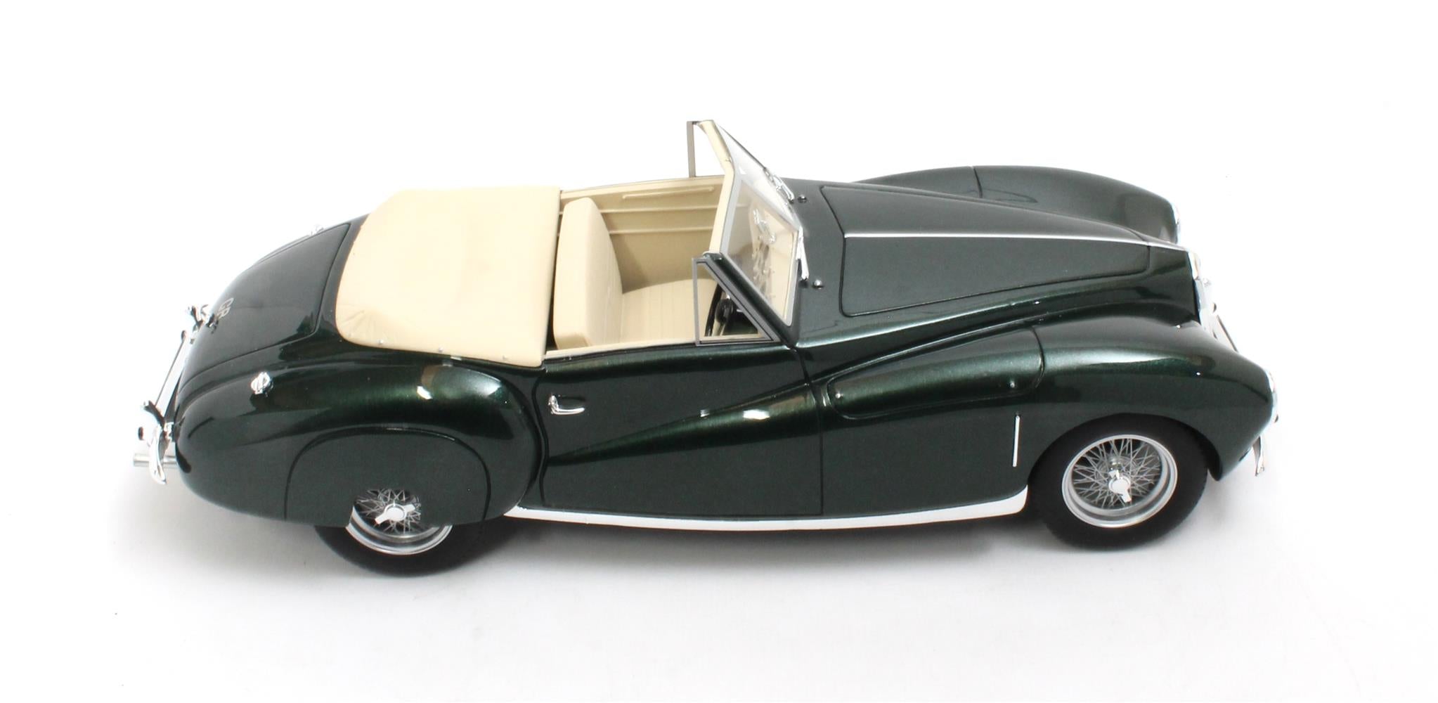 CULT 1:18 Scale Resin - 1949 Aston Martin 2L Sports (DB1), Metallic Green - CML294-2