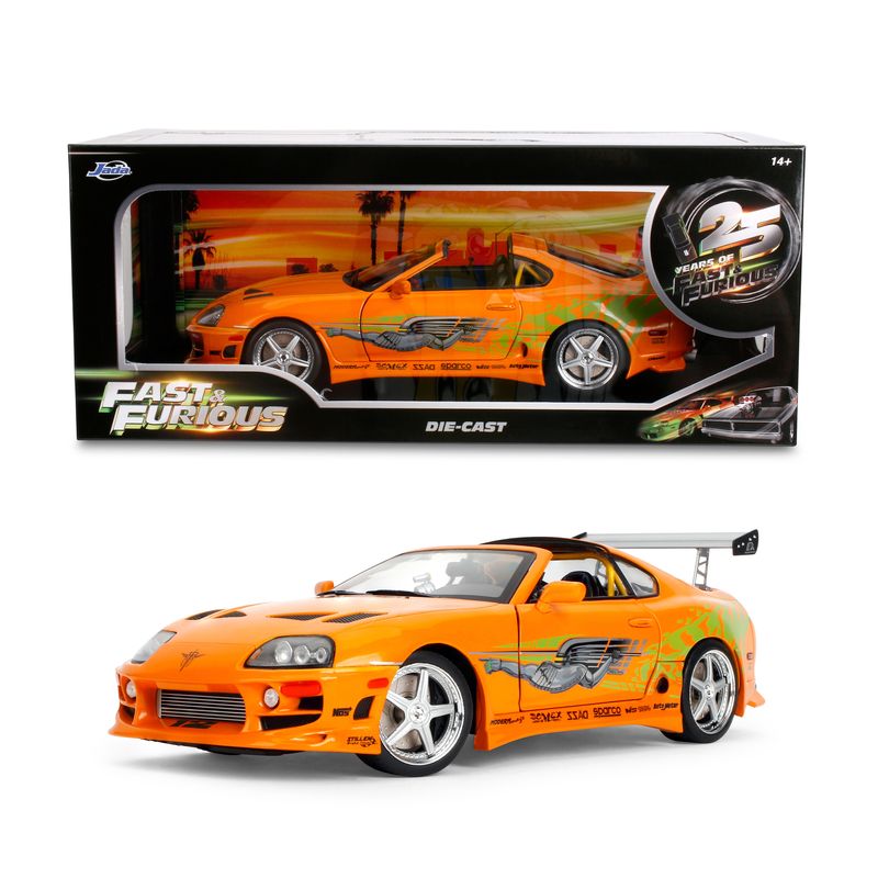 Jada Diecast - 1:18 Brian's Toyota Supra Turbo "Fast & Furious" Orange - 37770