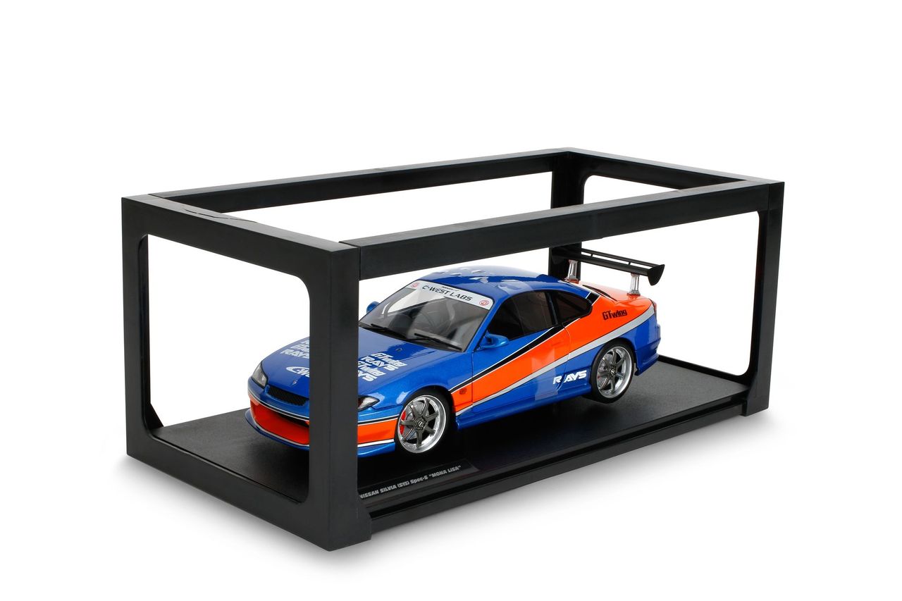 Jada Diecast - 1:18 Sean's NISSAN SILVIA (S15) SPEC-S MONA LISA 1999 - FAST & FURIOUS III TOKYO DRIFT - BLUE/ORANGE - 37772