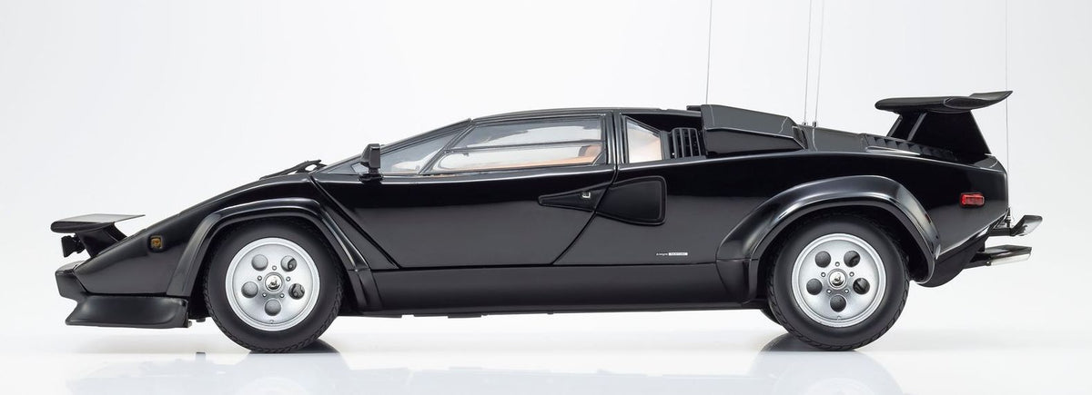 Kyosho Diecast - 1:18 Lamborghini Countach LP400S The Cannonball Run - Black - KS08320BKCR