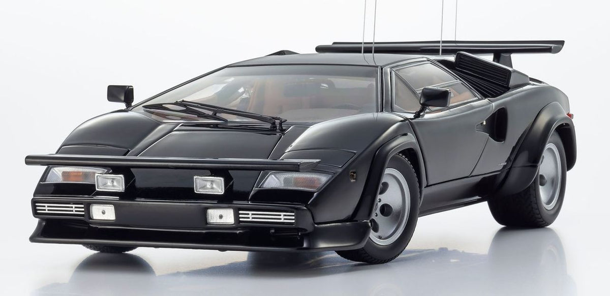 Kyosho Diecast - 1:18 Lamborghini Countach LP400S The Cannonball Run - Black - KS08320BKCR
