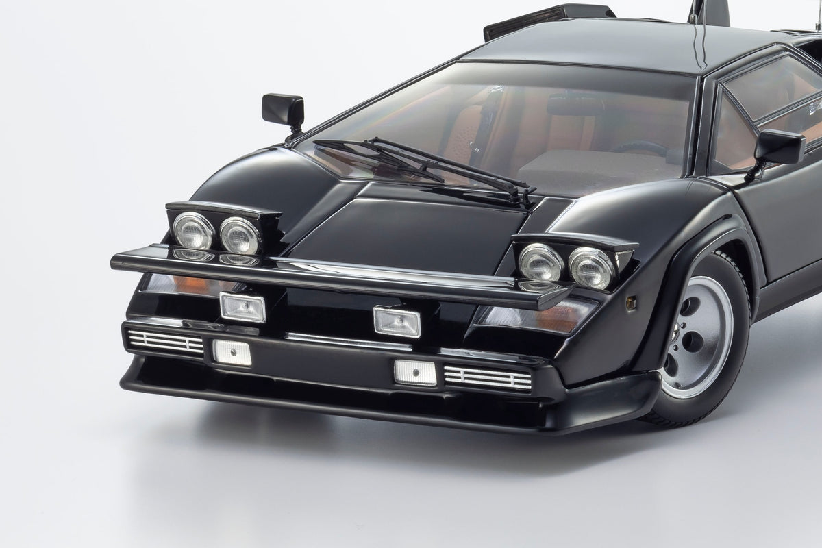 Kyosho Diecast - 1:18 Lamborghini Countach LP400S The Cannonball Run - Black - KS08320BKCR