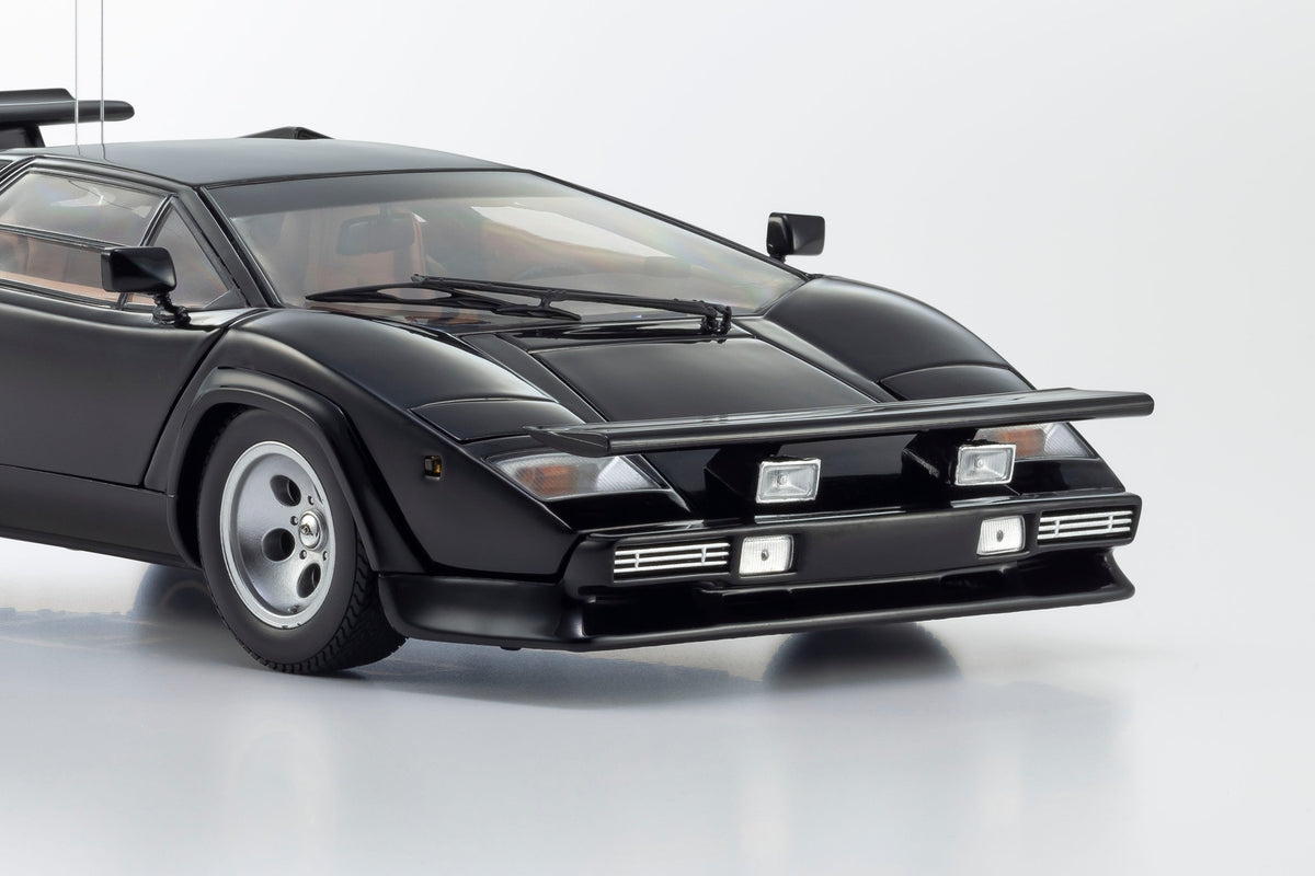 Kyosho Diecast - 1:18 Lamborghini Countach LP400S The Cannonball Run - Black - KS08320BKCR