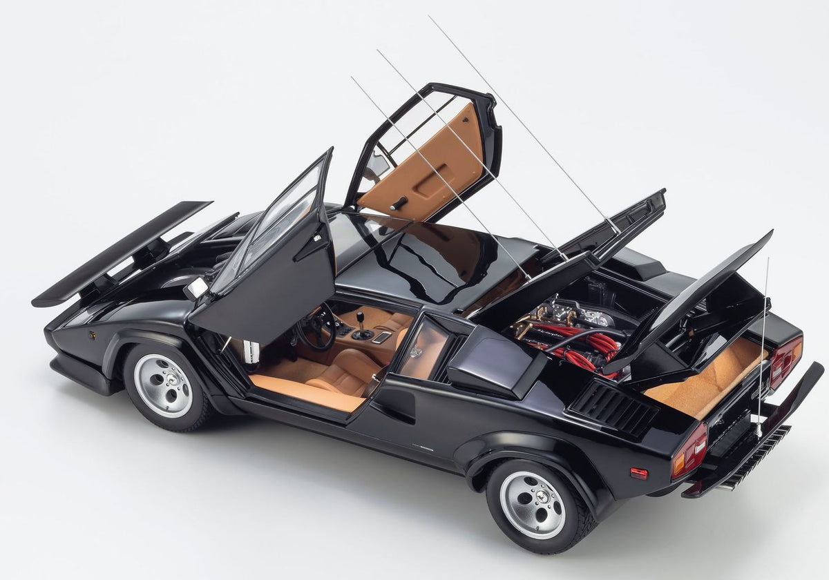 Kyosho Diecast - 1:18 Lamborghini Countach LP400S The Cannonball Run - Black - KS08320BKCR