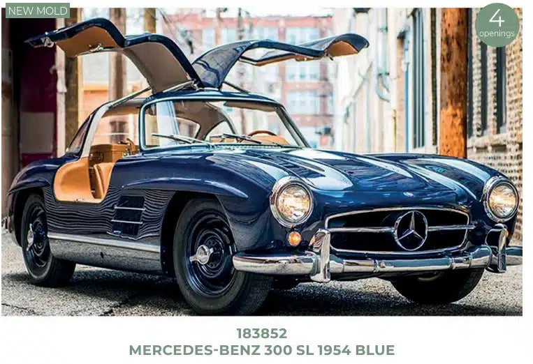 Norev 1:18 Scale Diecast Model Car - 1954 Mercedes-Benz 300 SL Gullwing, Blue - 183852(Copy)