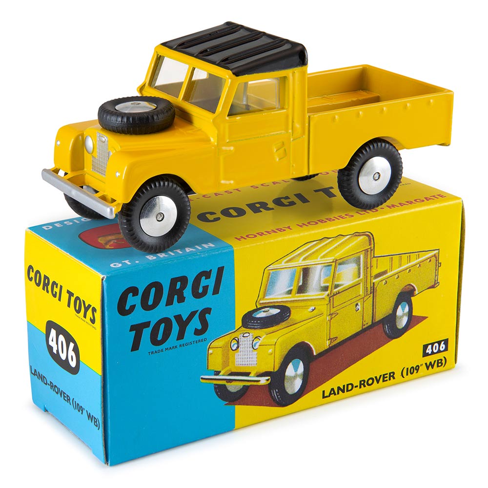 Corgi Model Club 1:46 - Land Rover (109 WB), Yellow- 406