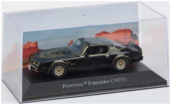 MAG 1:43 Scale Diecast Model Car Pontiac Firebird Trans AM (1977) Smokey and the Bandit - Black - PP03