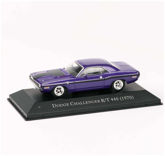 MAG 1:43 Scale Diecast Model Car - Dodge Challenger R/T 440 (1970) - Purple - PPG3