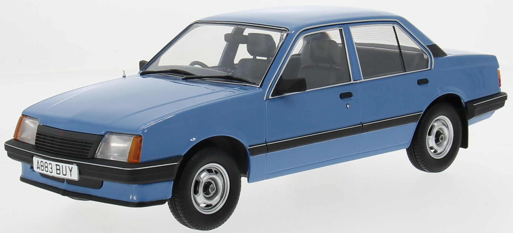 MCG 1:18 Scale Diecast - 1981 Vauxhall Cavalier GL, Blue, RHD UK Exclusive - MCG18648