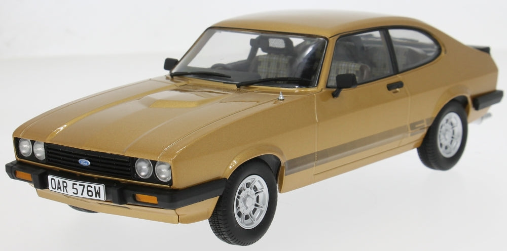 MCG 1:18 Scale Diecast - Ford Capri Mk III (RHD UK Exclusive - The Professionals) , Gold and Silver (Both models)