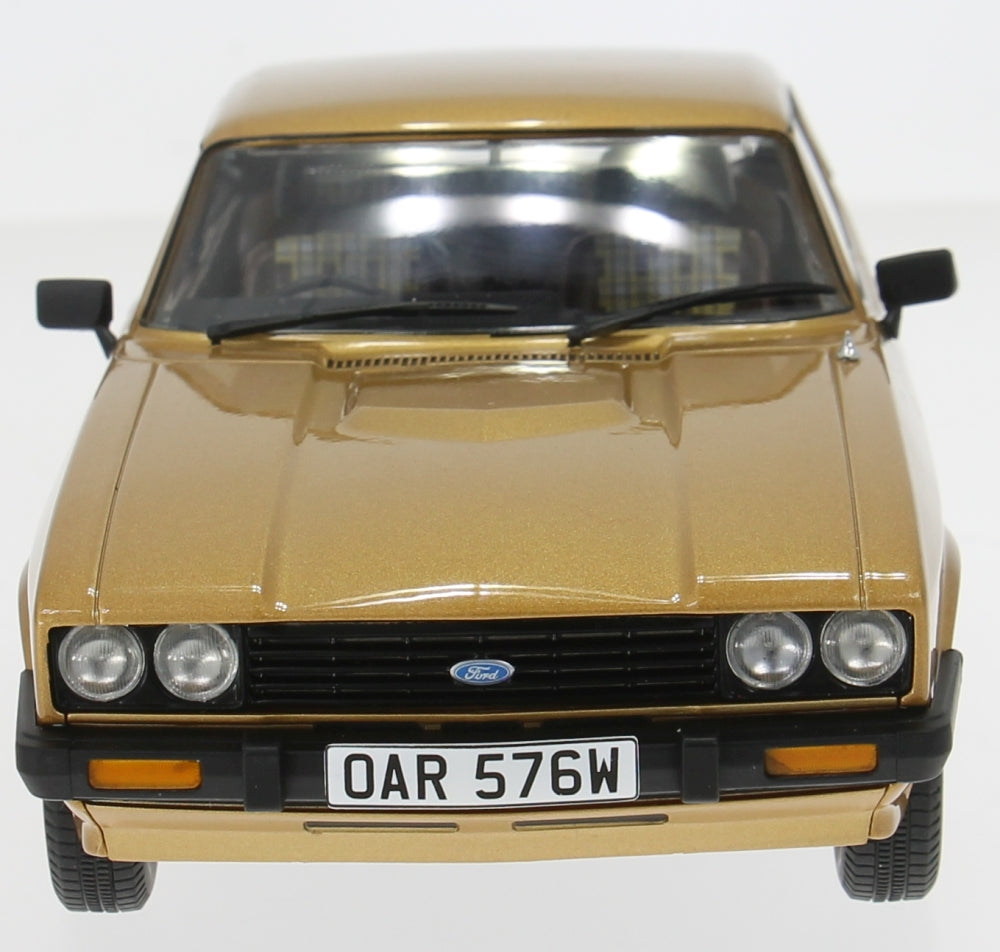 MCG 1:18 Scale Diecast - Ford Capri Mk III (RHD UK Exclusive - The Professionals) , Gold and Silver (Both models)