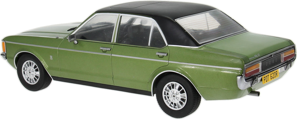 MCG 1:18 Scale Diecast - 1973 Ford Granada Mk1 (RHD UK EXCLUSIVE), Green - MCG18830