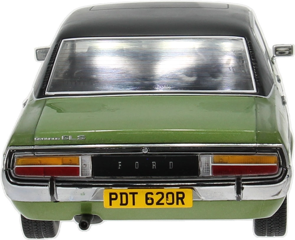 MCG 1:18 Scale Diecast - 1973 Ford Granada Mk1 (RHD UK EXCLUSIVE), Green - MCG18830