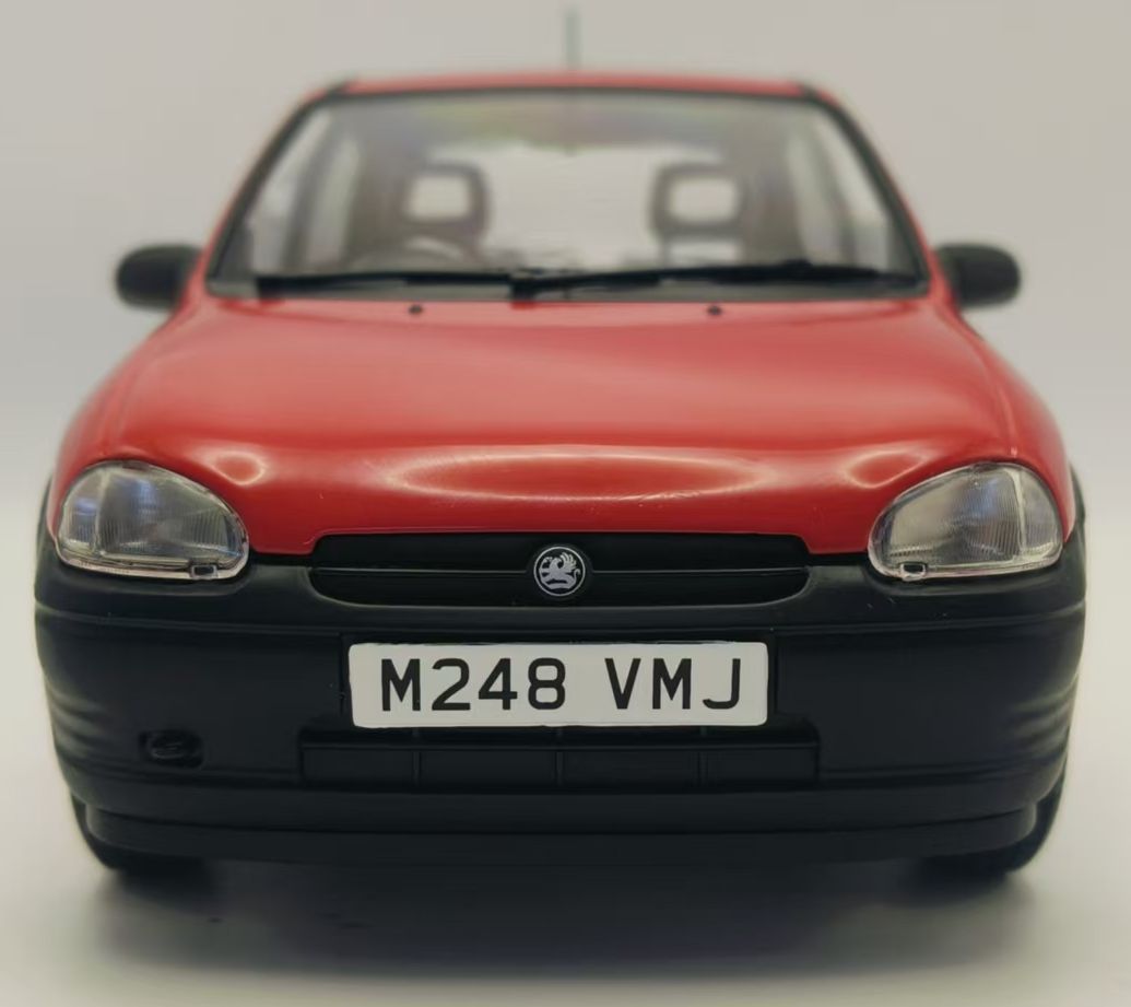 MCG 1:18 Scale Diecast - 1993 Vauxhall Corsa Merit (UK Exclusive RHD), Red - MCG18845