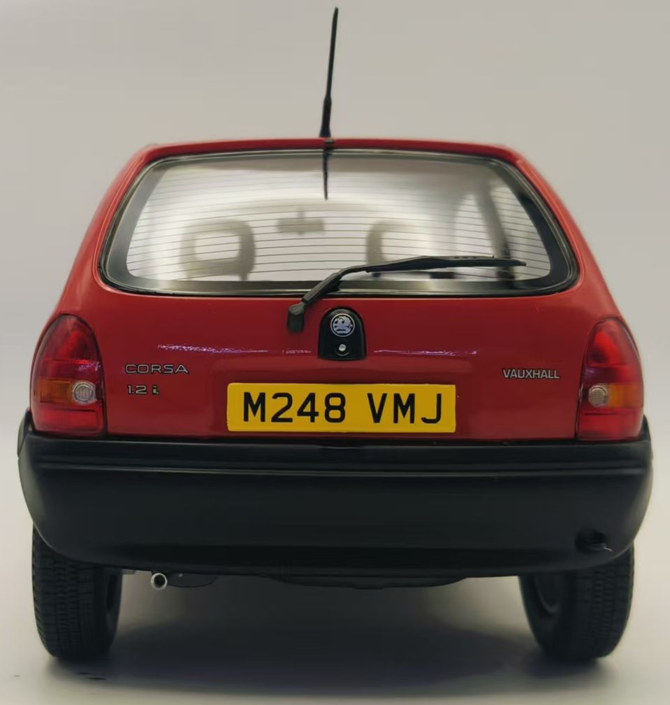 MCG 1:18 Scale Diecast - 1993 Vauxhall Corsa Merit (UK Exclusive RHD), Red - MCG18845