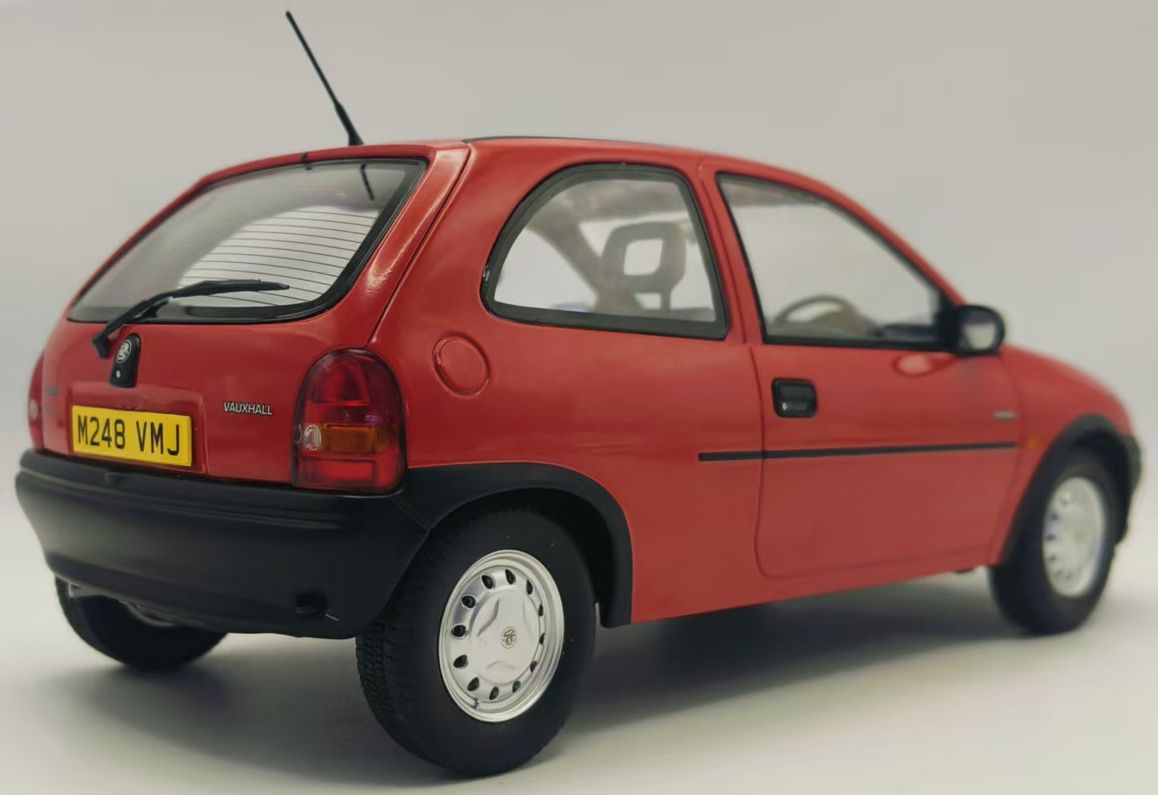 MCG 1:18 Scale Diecast - 1993 Vauxhall Corsa Merit (UK Exclusive RHD), Red - MCG18845