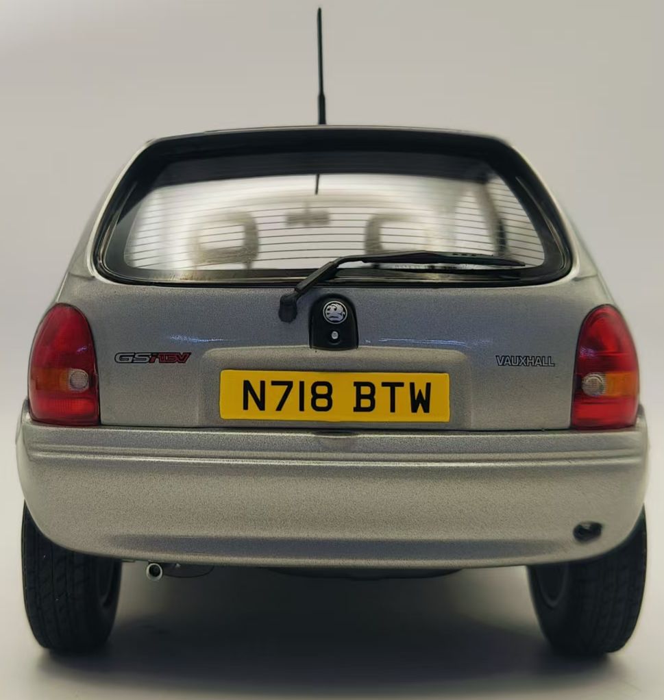 MCG 1:18 Scale Diecast - 1993 Vauxhall Corsa GSi (UK Exclusive RHD), Silver - MCG18846