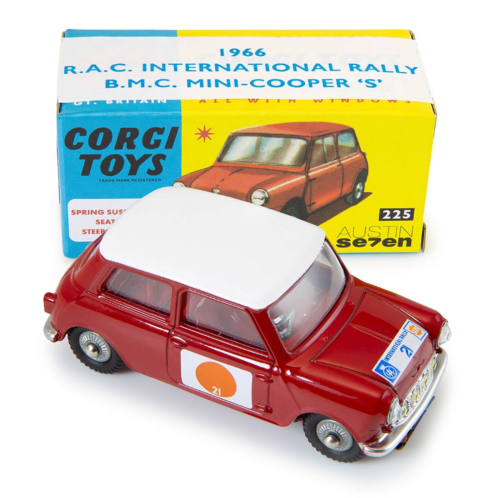 Corgi Model Club 1:42 - RAC International Rally B.M.C. Mini Cooper 'S', Red/White, 333