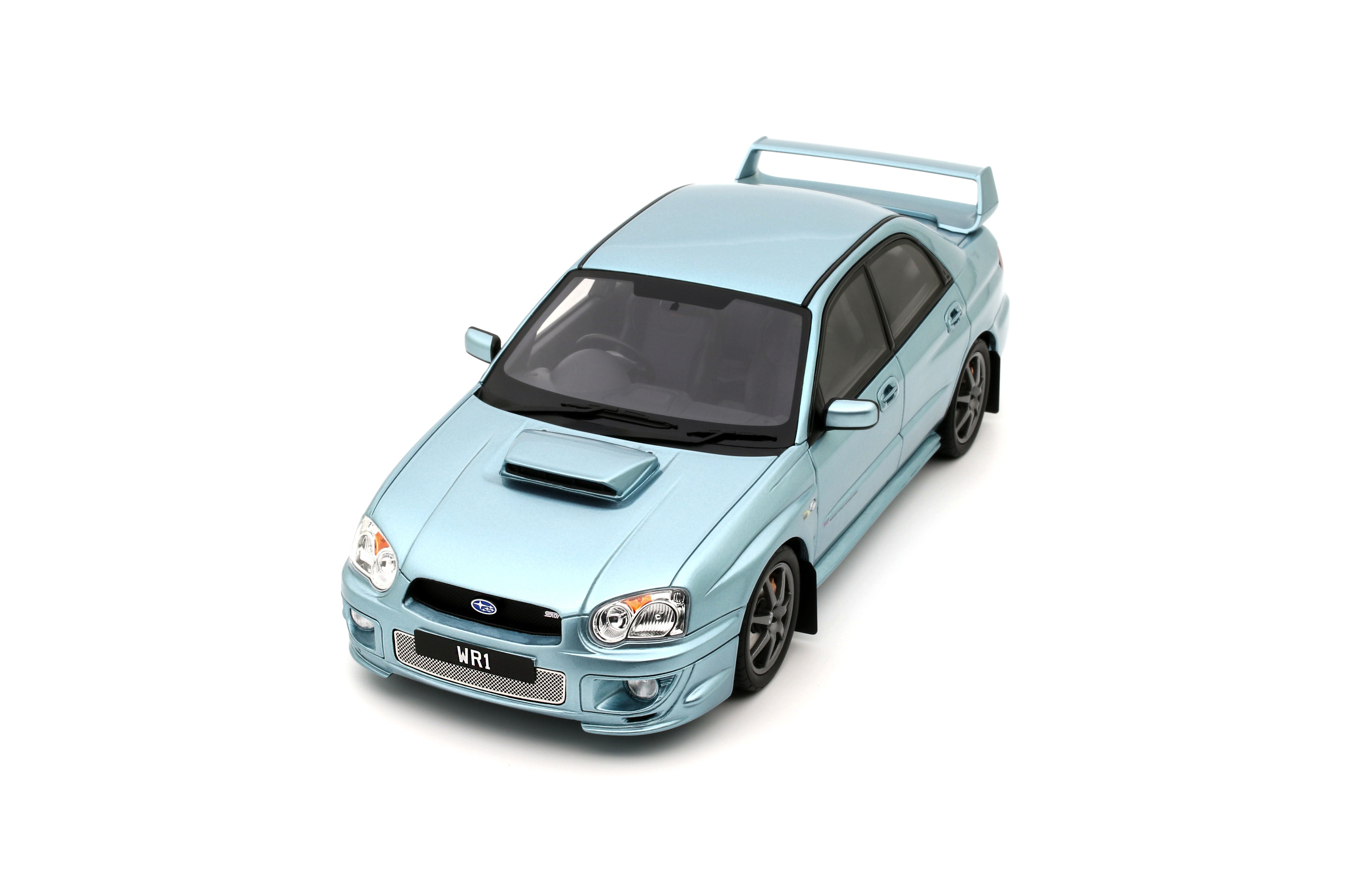 OTTO 1:18 Scale Resin - 2003 Subaru Impreza WRX STi WR1, Petter Solberg Edition, Blue - OT1114