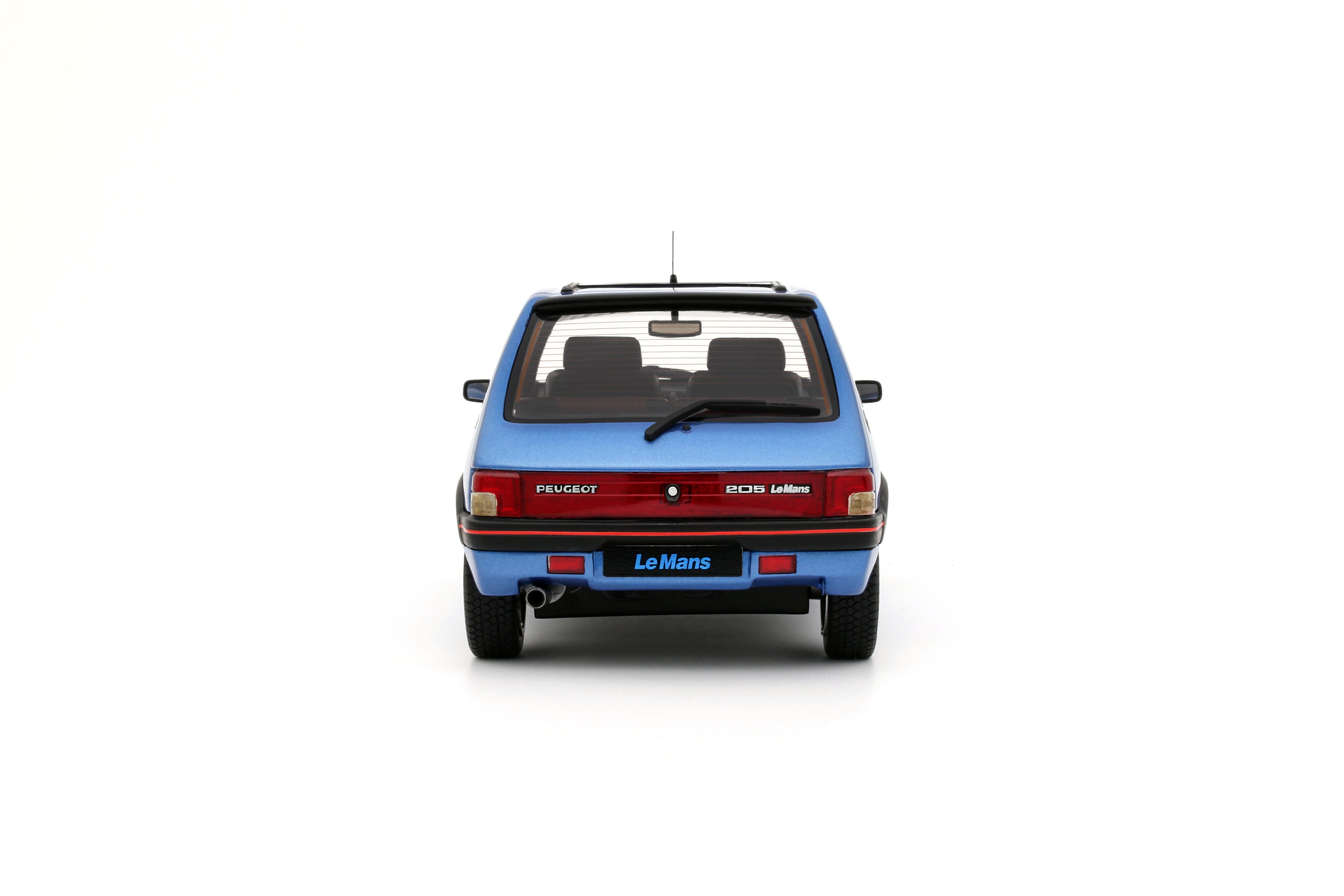 OTTO 1:18 Scale Resin - 1991 PEUGEOT 205 1.9 GTI LE MANS, MIAMI BLUE - OT1153