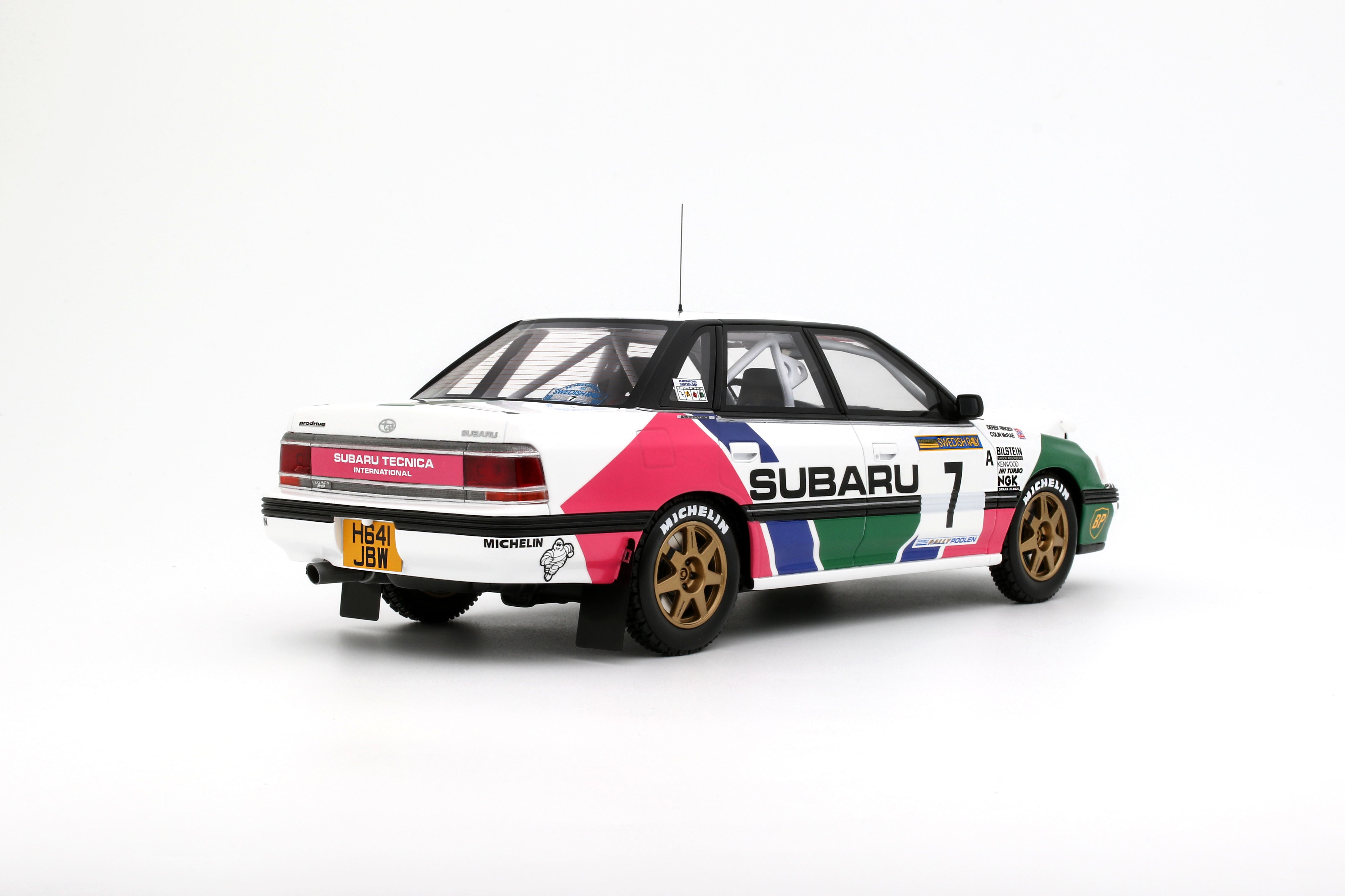 OTTO 1:18 Scale Resin - SUBARU LEGACY RS GR.A COLIN MCRAE SWEDISH RALLY 1992 - OT1158