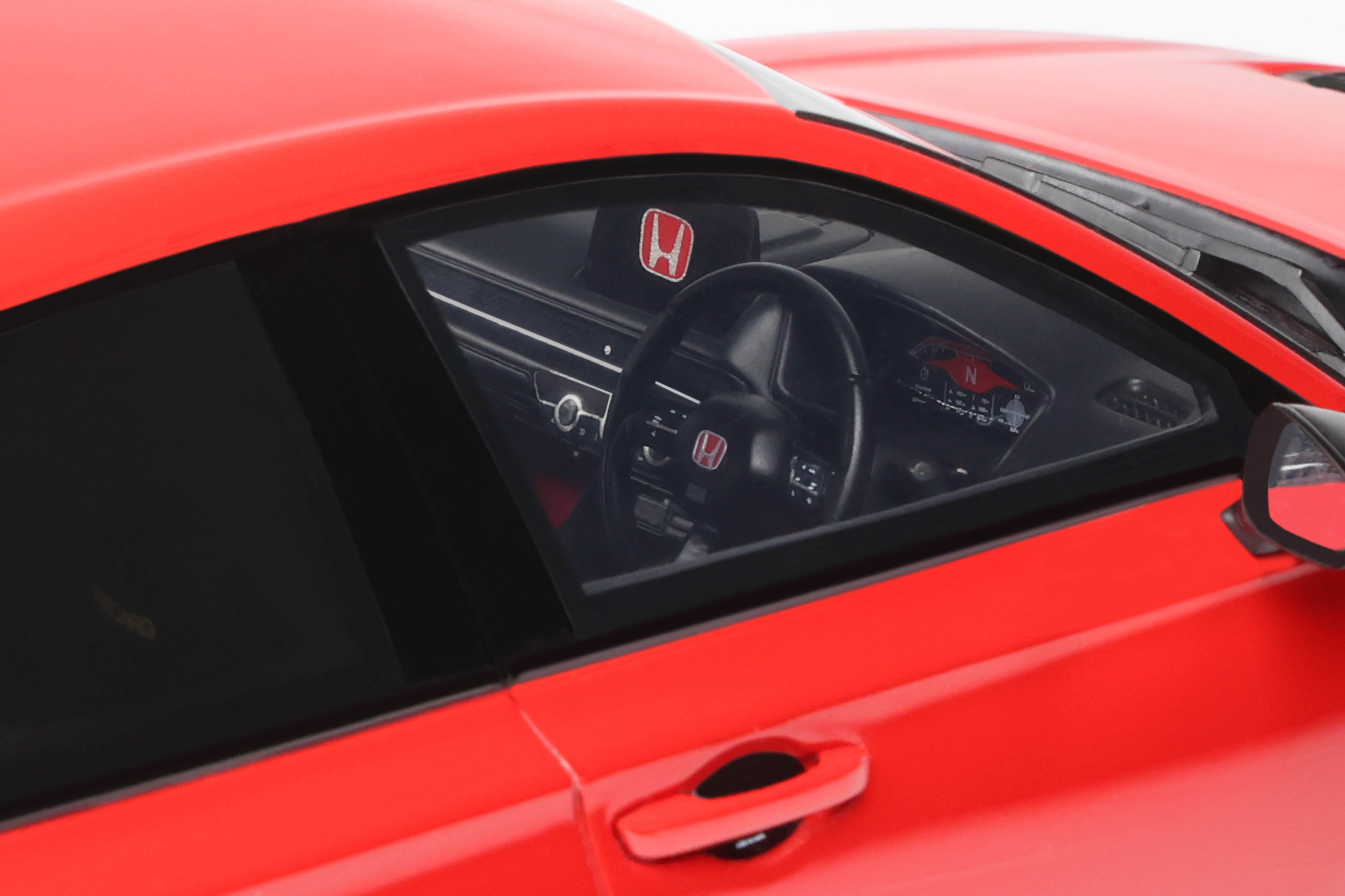 OTTO 1:18 Scale Resin - Honda Civic Type R FL5 Mugen - Rally Red 2024 - OT1165