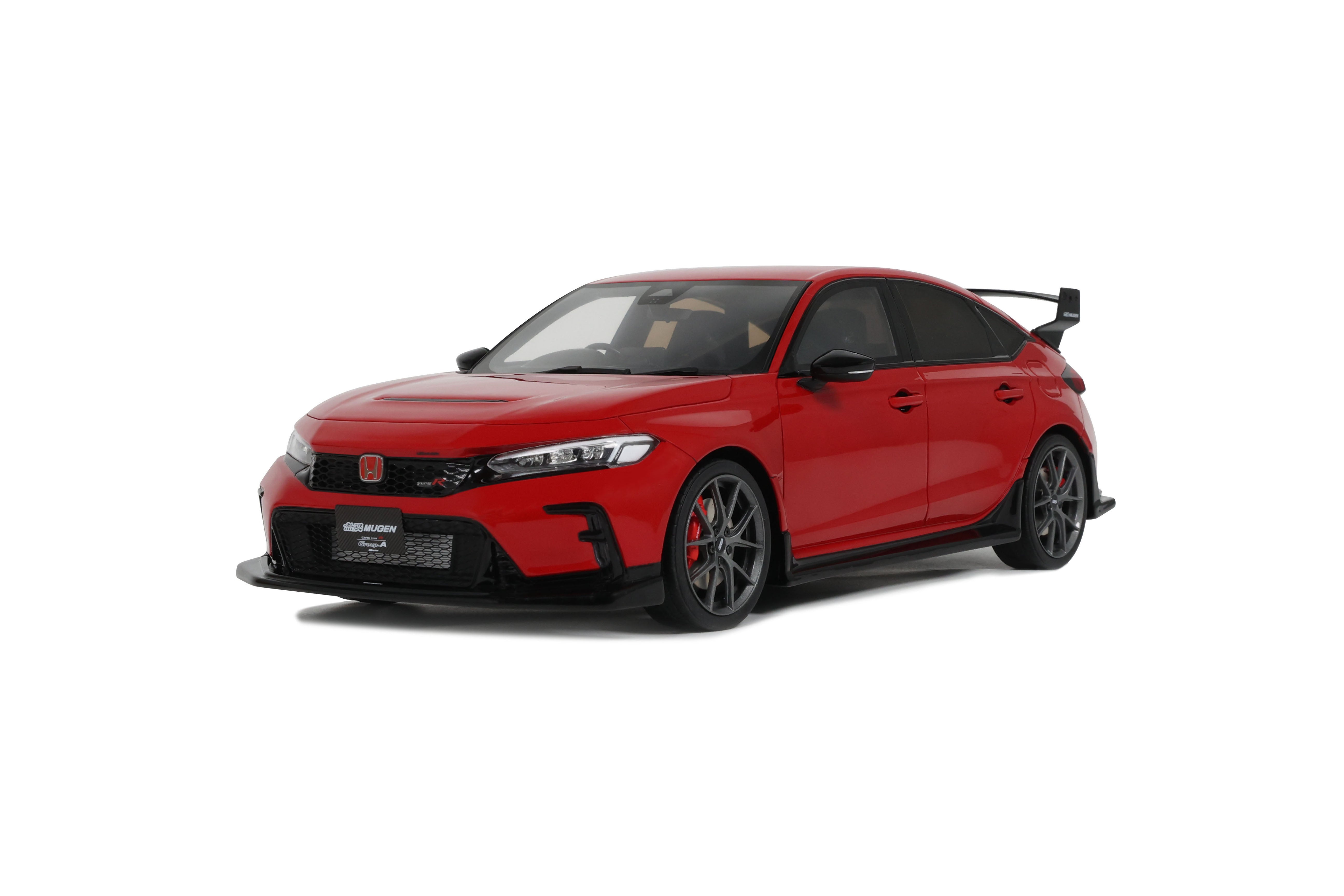 OTTO 1:18 Scale Resin - Honda Civic Type R FL5 Mugen - Rally Red 2024 - OT1165