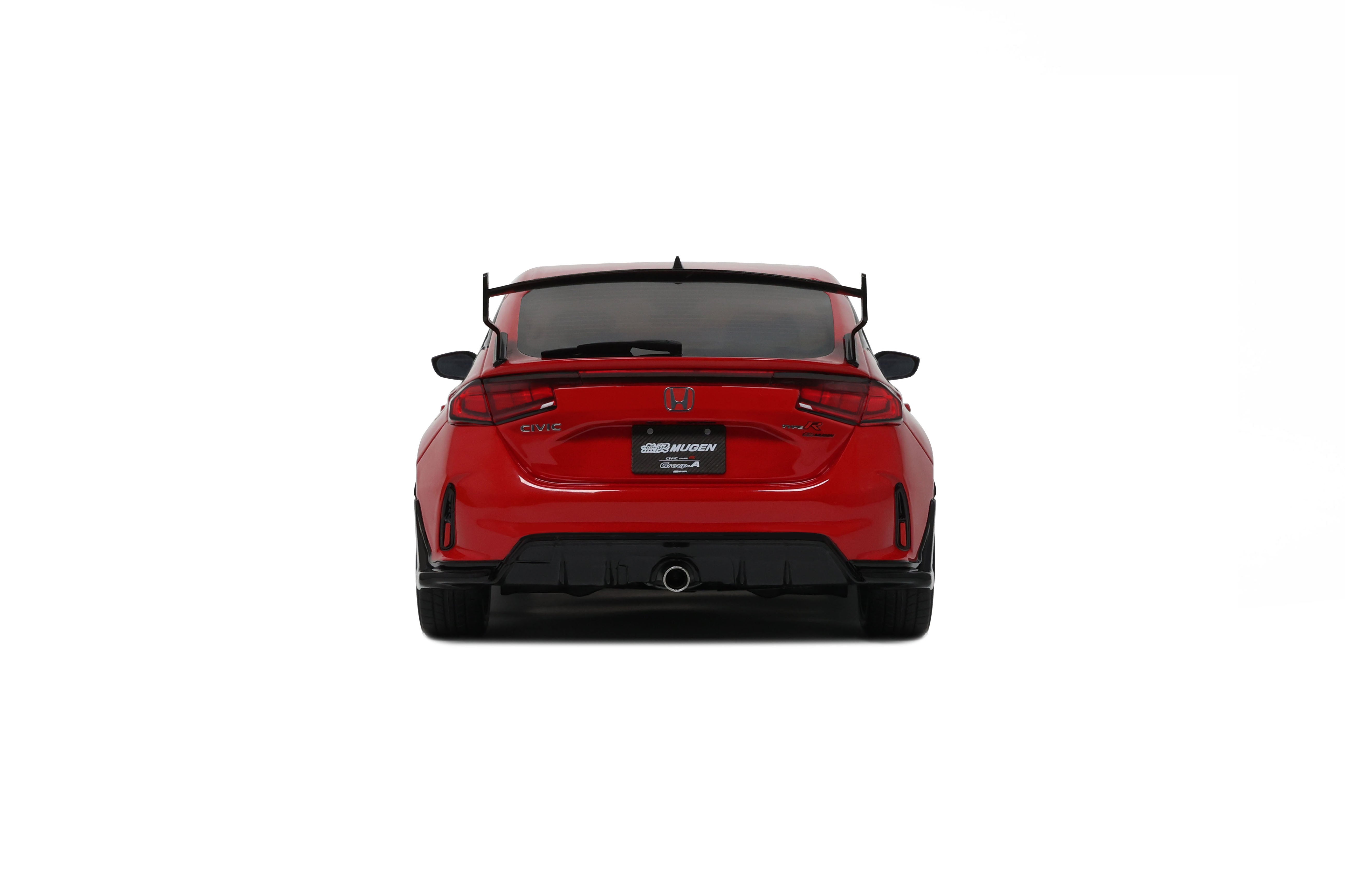 OTTO 1:18 Scale Resin - Honda Civic Type R FL5 Mugen - Rally Red 2024 - OT1165