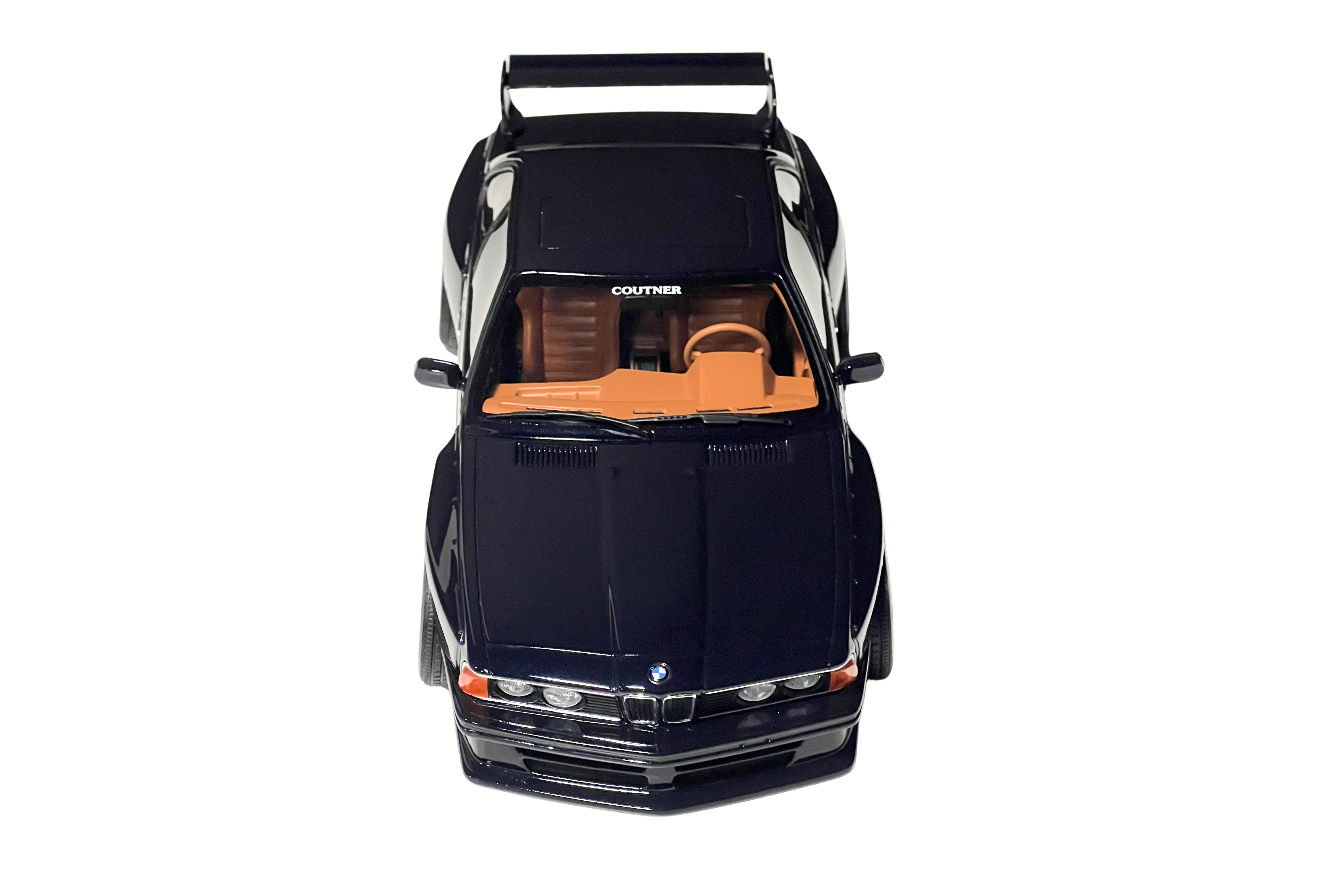 OTTO 1:18 Scale Resin Car - 2021 BMW 635 CSI (E24)  WIDEBODY BY COUTNER, DEEP BLUE METALLIC - OT1184