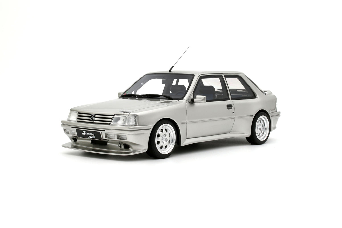 Otto 1:18 Scale Resin - 1995 PEUGEOT 309 GTI 16 DIMMA  KOMPRESSOR, GRIS FUTURA METALLISÉ  - OT1202