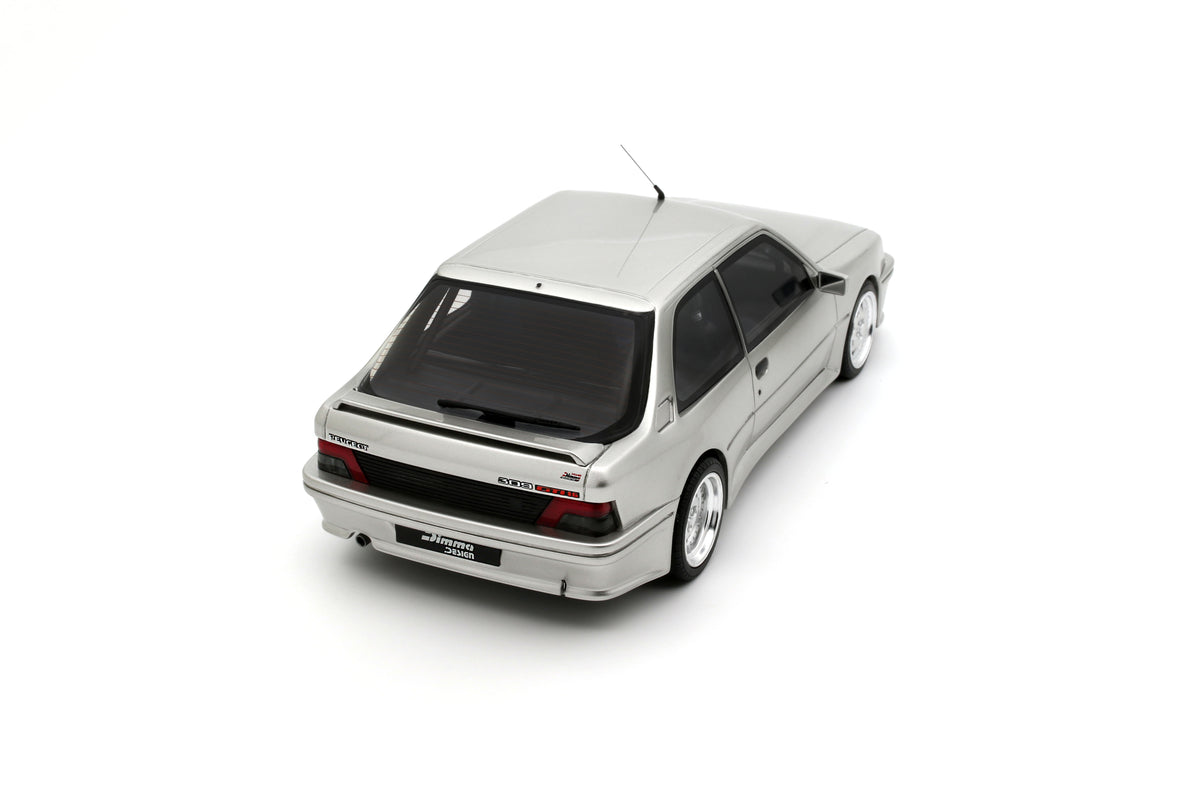 Otto 1:18 Scale Resin - 1995 PEUGEOT 309 GTI 16 DIMMA  KOMPRESSOR, GRIS FUTURA METALLISÉ  - OT1202