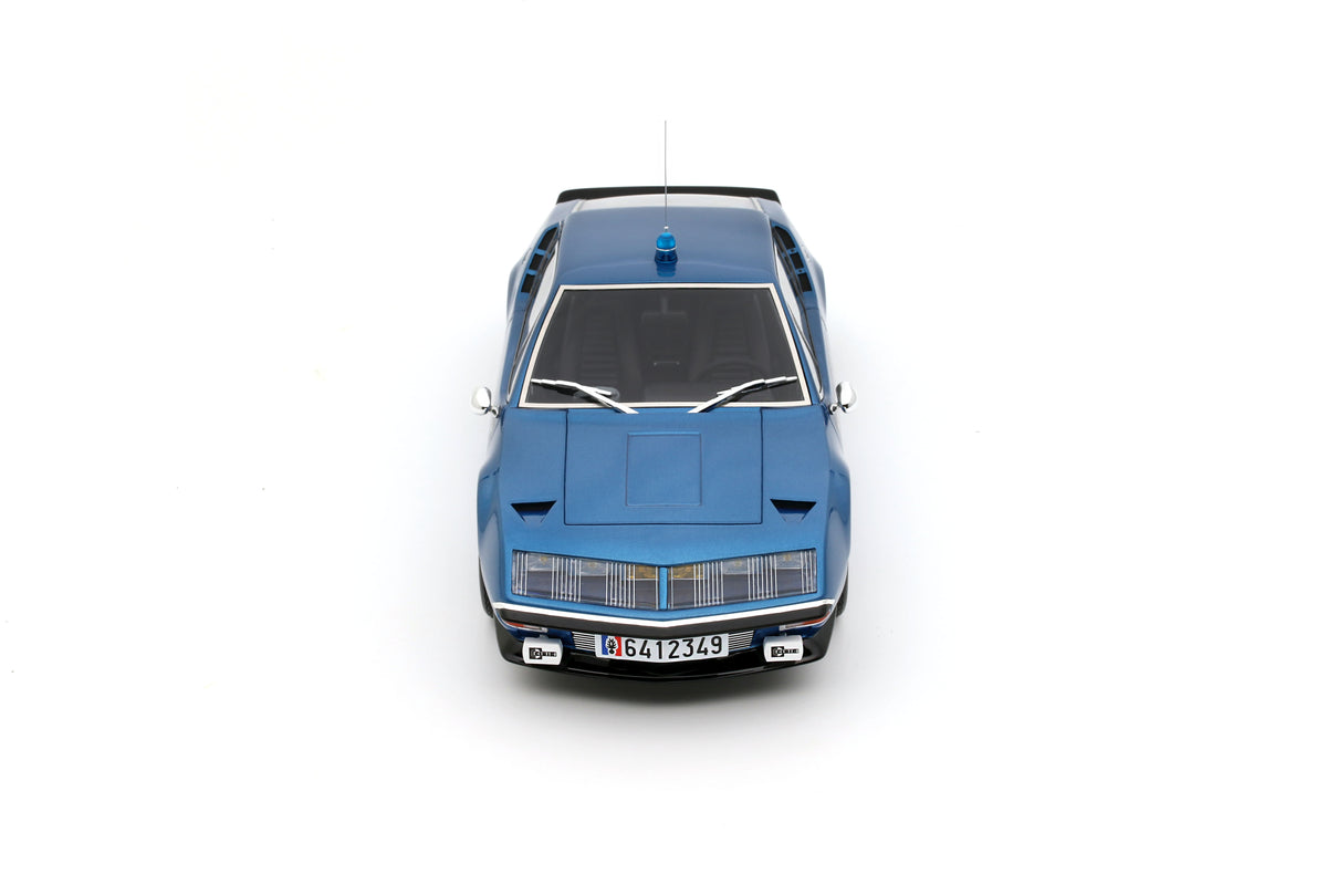 Otto 1:18 Scale Resin - 1974 Alpine A310 1600VF Gendarmerie, Blue - OT1253