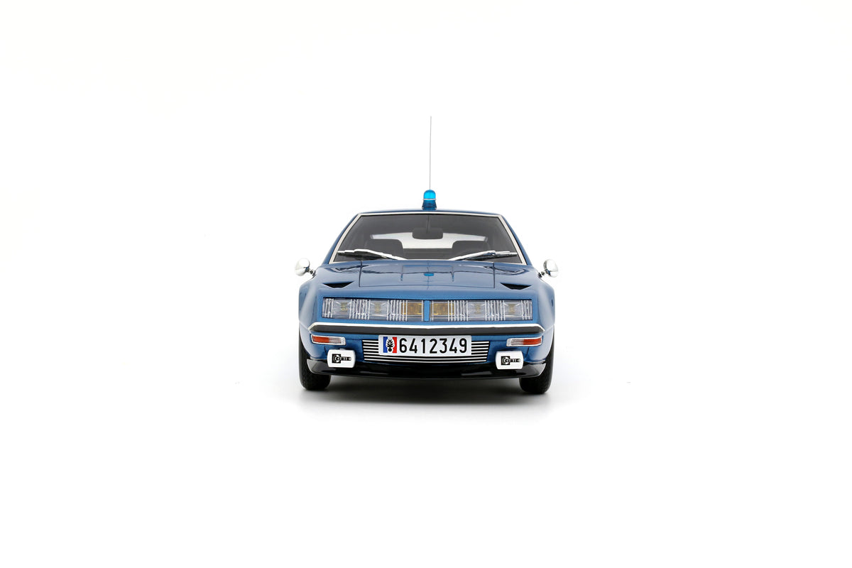 Otto 1:18 Scale Resin - 1974 Alpine A310 1600VF Gendarmerie, Blue - OT1253