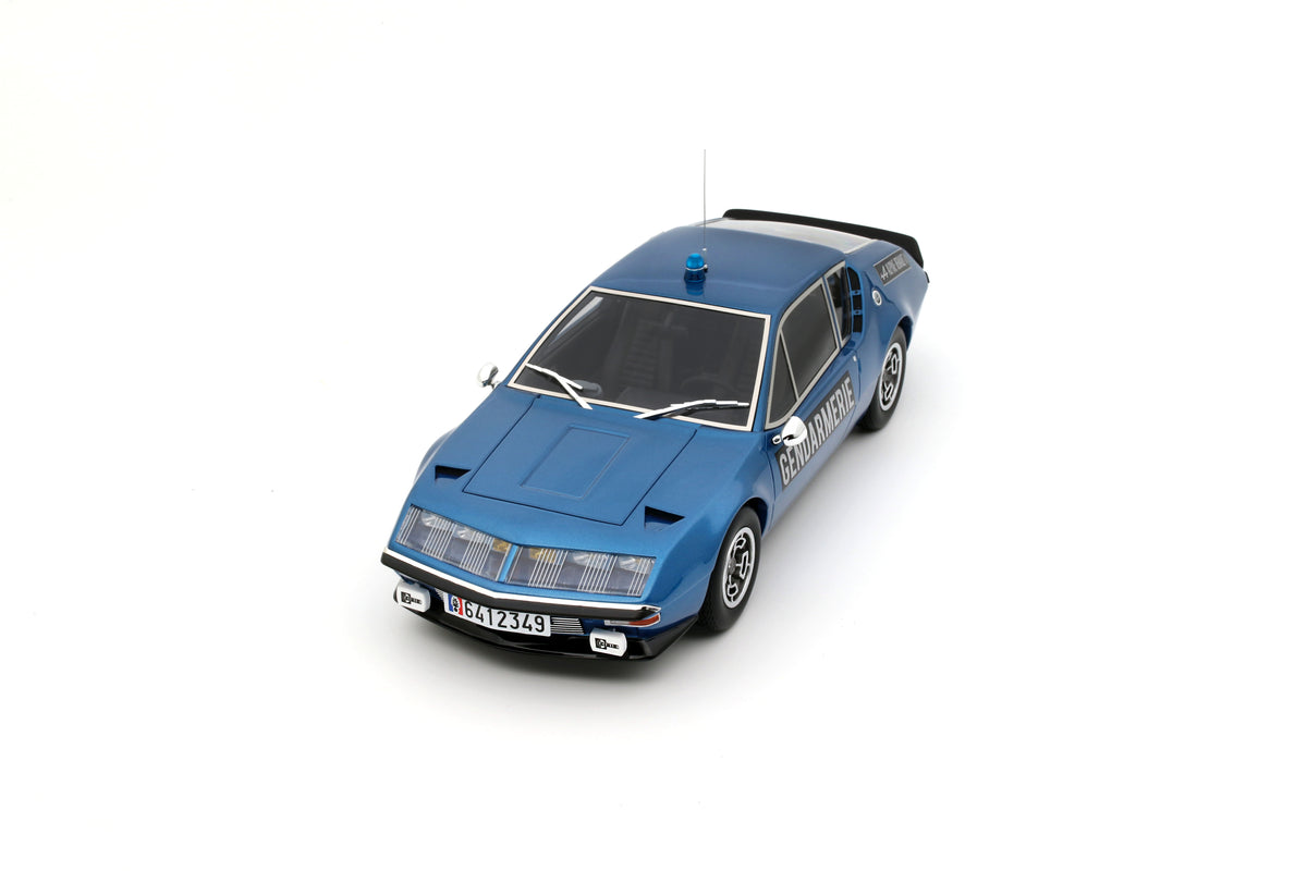 Otto 1:18 Scale Resin - 1974 Alpine A310 1600VF Gendarmerie, Blue - OT1253