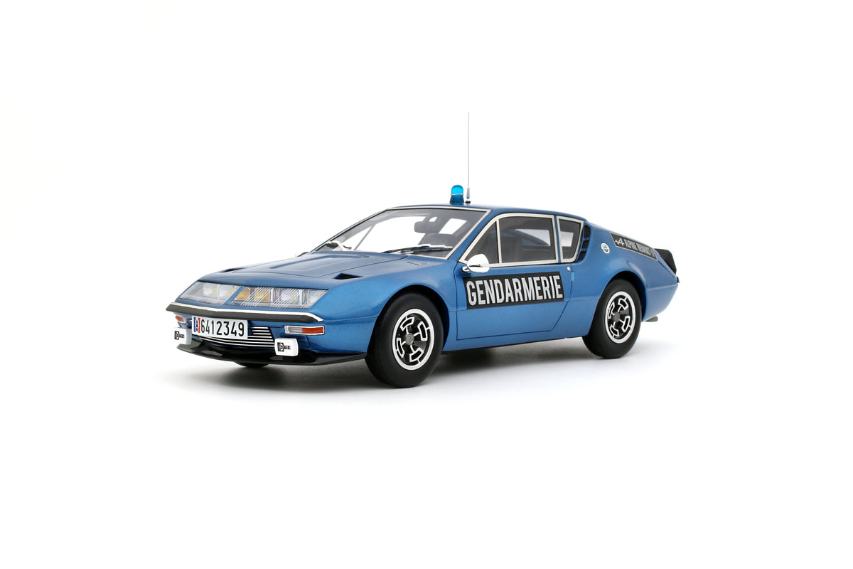 Otto 1:18 Scale Resin - 1974 Alpine A310 1600VF Gendarmerie, Blue - OT1253