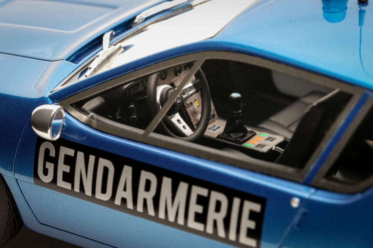 Otto 1:18 Scale Resin - 1974 Alpine A310 1600VF Gendarmerie, Blue - OT1253