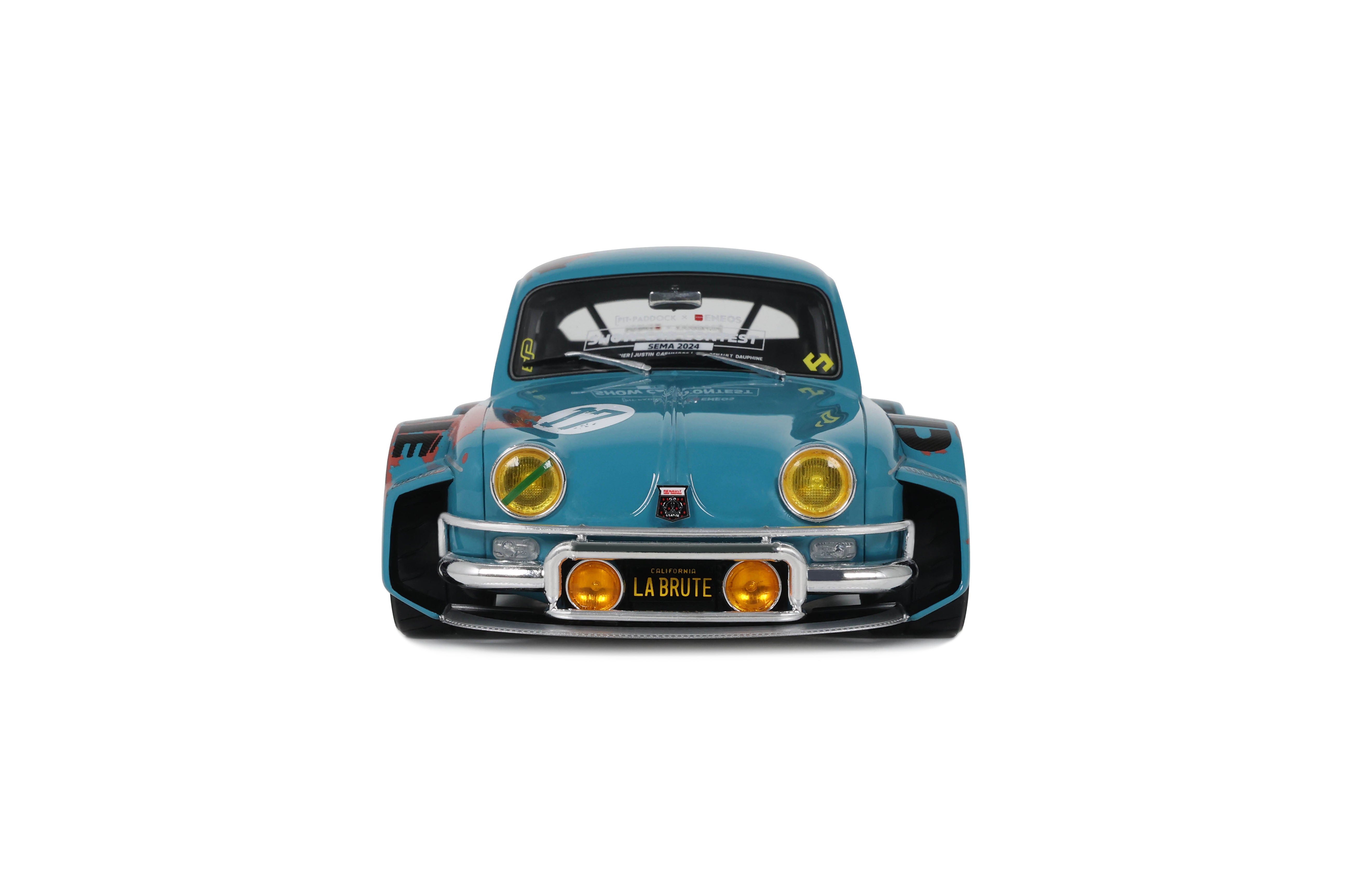 OTTO 1:18 Scale Resin - 2024 Dauphine La Brute - Green with Patina - Best Of Show SEMA 2024 FORTANA RED / REFLEX SILVER 2021 - OT1268