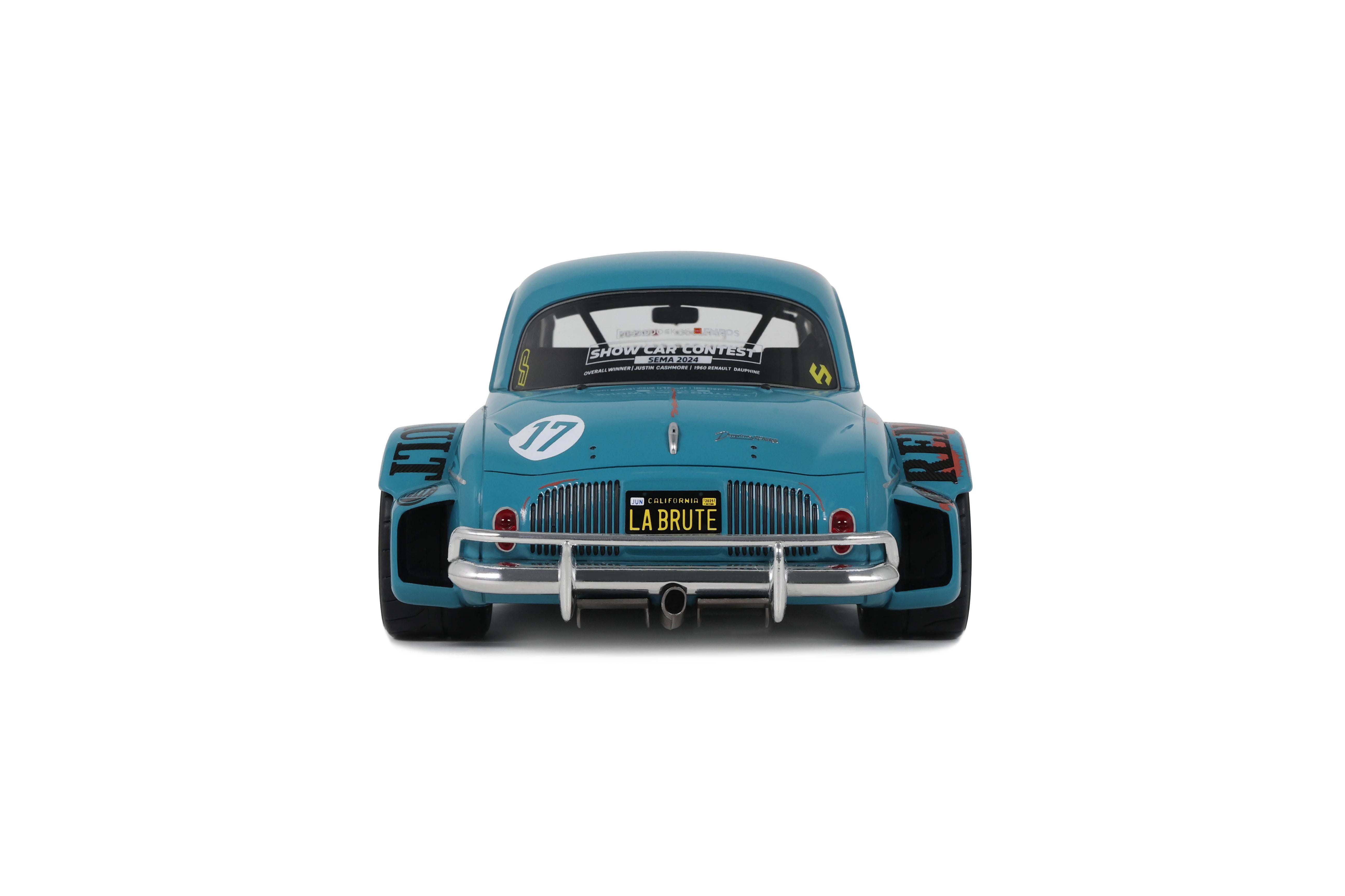 OTTO 1:18 Scale Resin - 2024 Dauphine La Brute - Green with Patina - Best Of Show SEMA 2024 FORTANA RED / REFLEX SILVER 2021 - OT1268