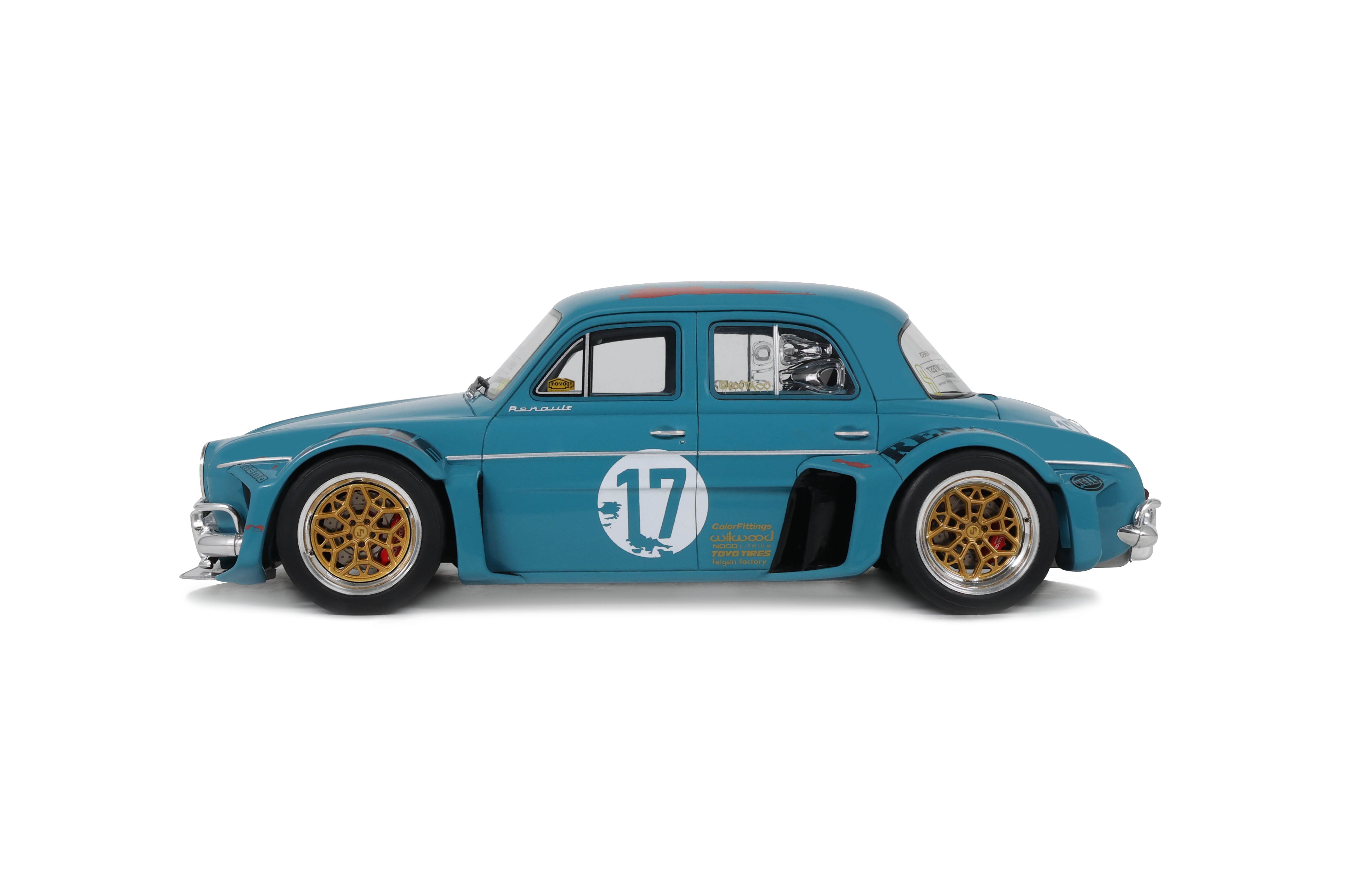 OTTO 1:18 Scale Resin - 2024 Dauphine La Brute - Green with Patina - Best Of Show SEMA 2024 FORTANA RED / REFLEX SILVER 2021 - OT1268