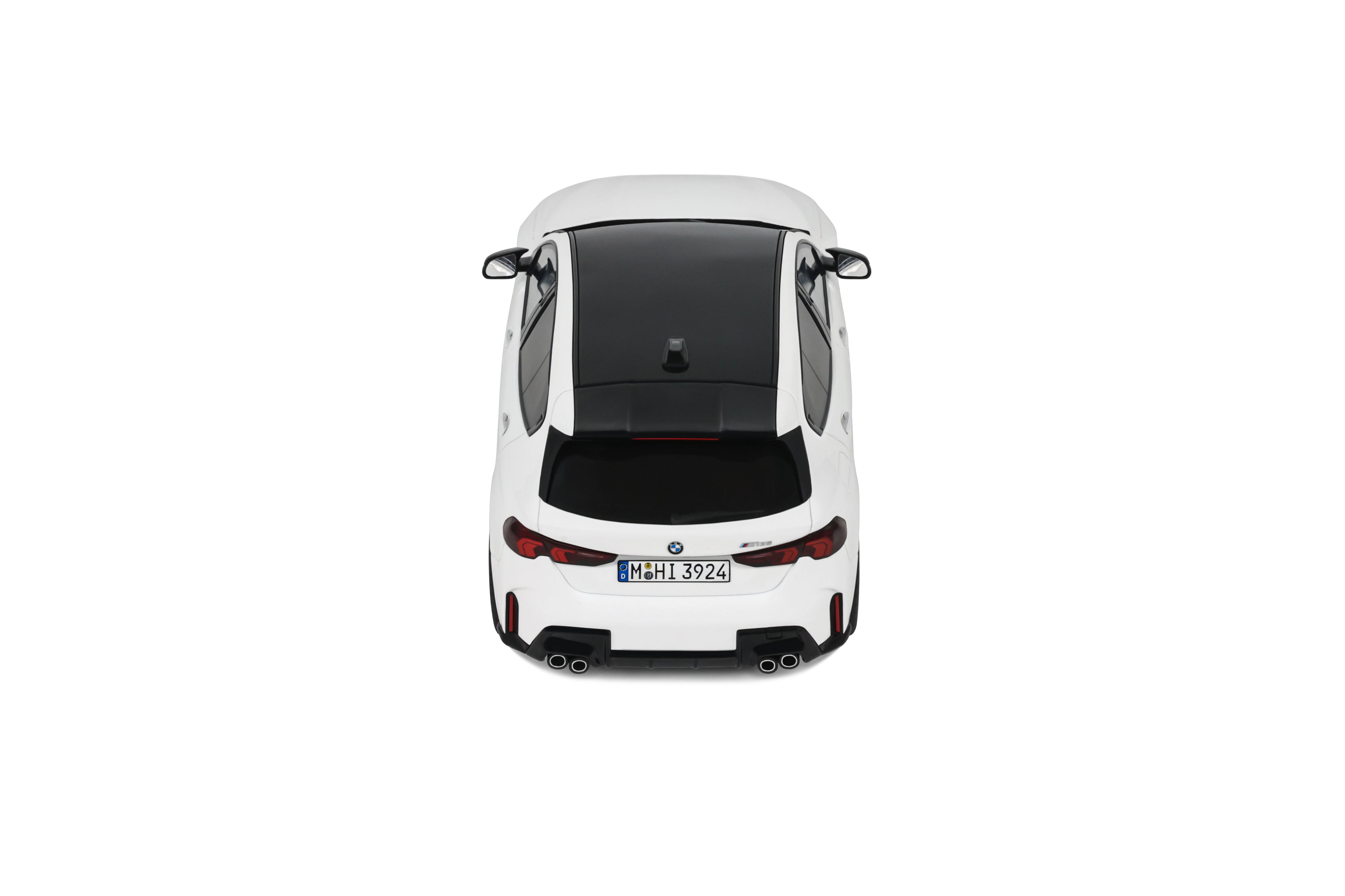 OTTO 1:18 Scale Resin - 2024 BMW M135 xDRIVE, ALPINE WHITE SOLID - OT1269