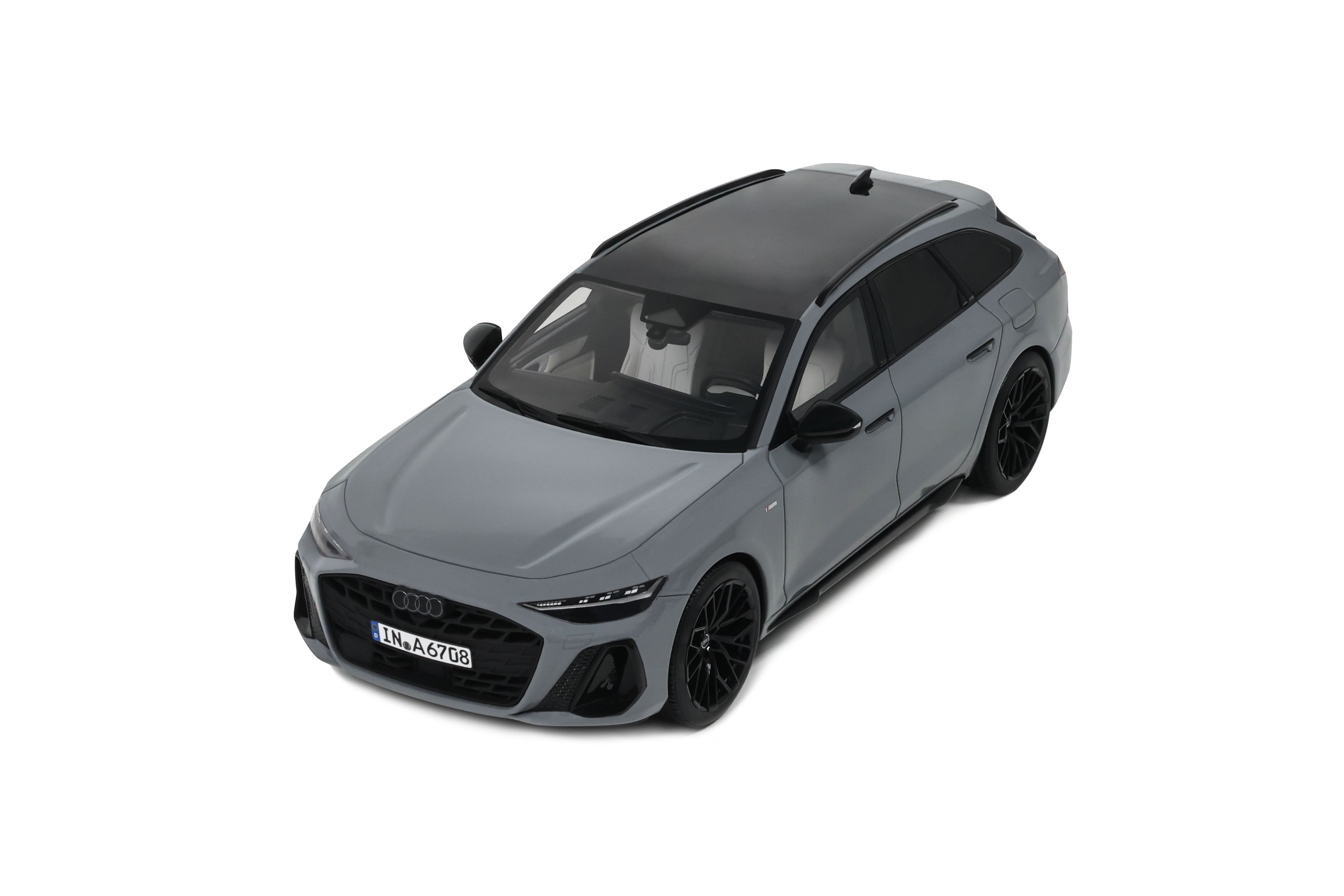 OTTO 1:18 Scale Resin - 2025 AUDI A6 AVANT E-HYBRID QUATTRO EDITION ONE, NARDO GREY - OT1314